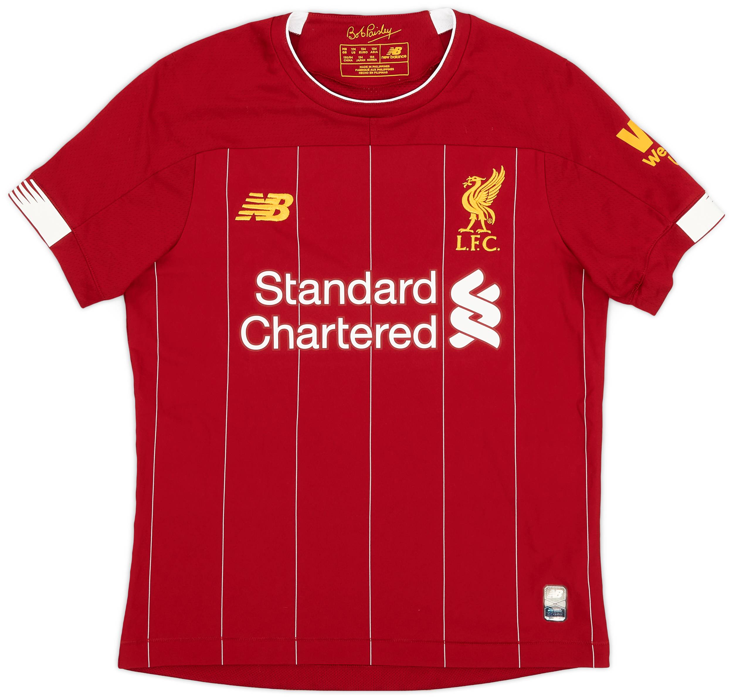 2019-20 Liverpool Home Shirt - 8/10 - (M.Boys)