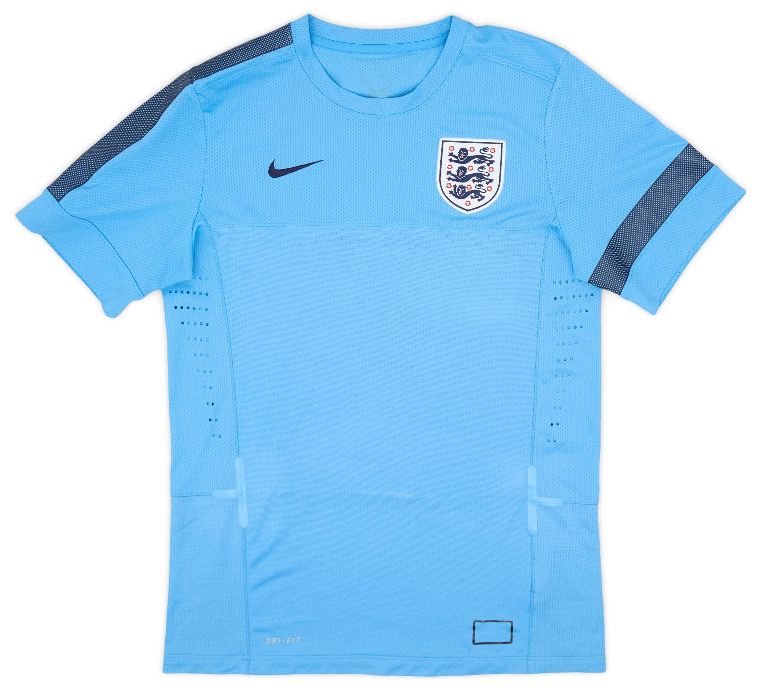 2013-14 England Nike Player Issue Training Shirt - 8/10 - (M)