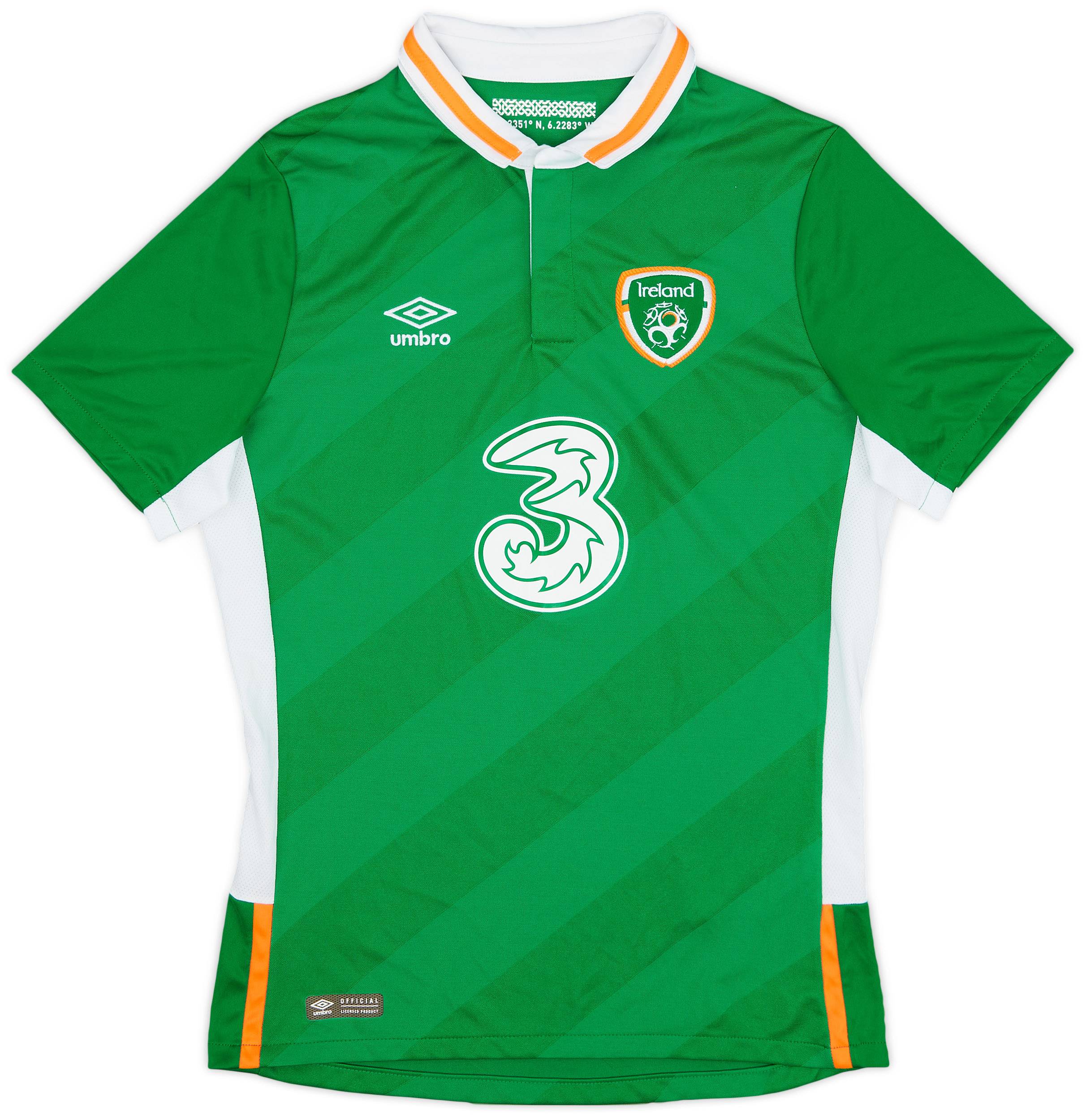 2016-17 Ireland Home Shirt - 9/10 - (L.Boys)