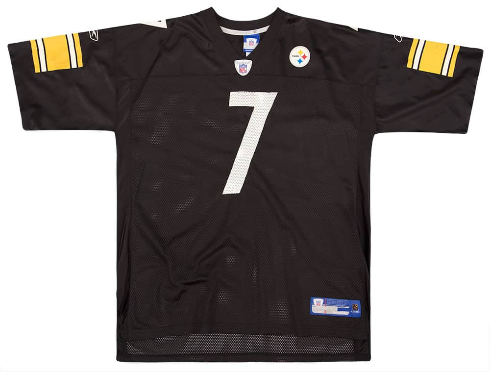 2005-06 Pittsburgh Steelers Roethlisberger #7 Reebok On Field Jersey (Home) XXL