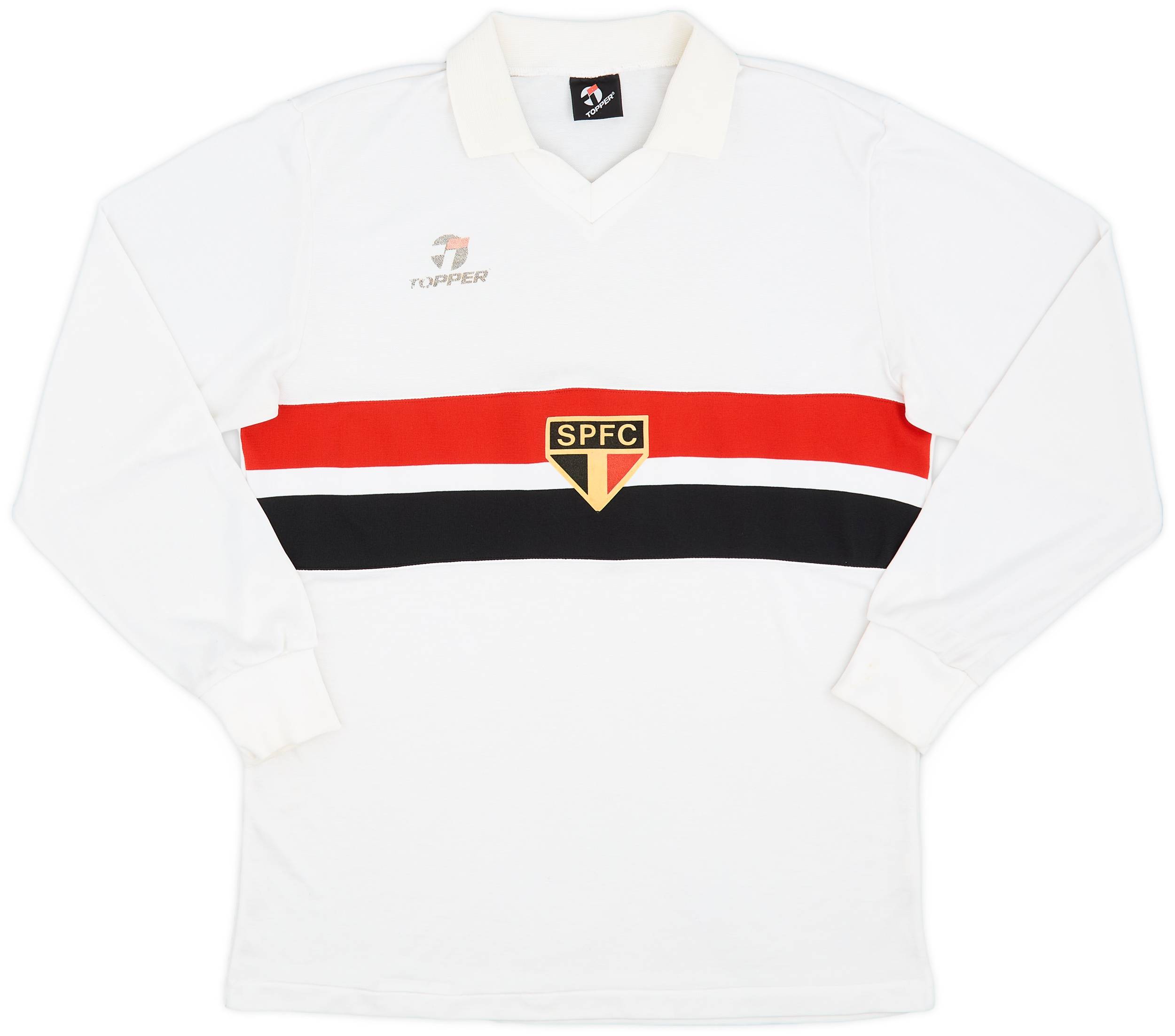 2000s &#039;1970&#039; Sao Paulo Topper Retro Home L/S Shirt - 5/10 - (L)