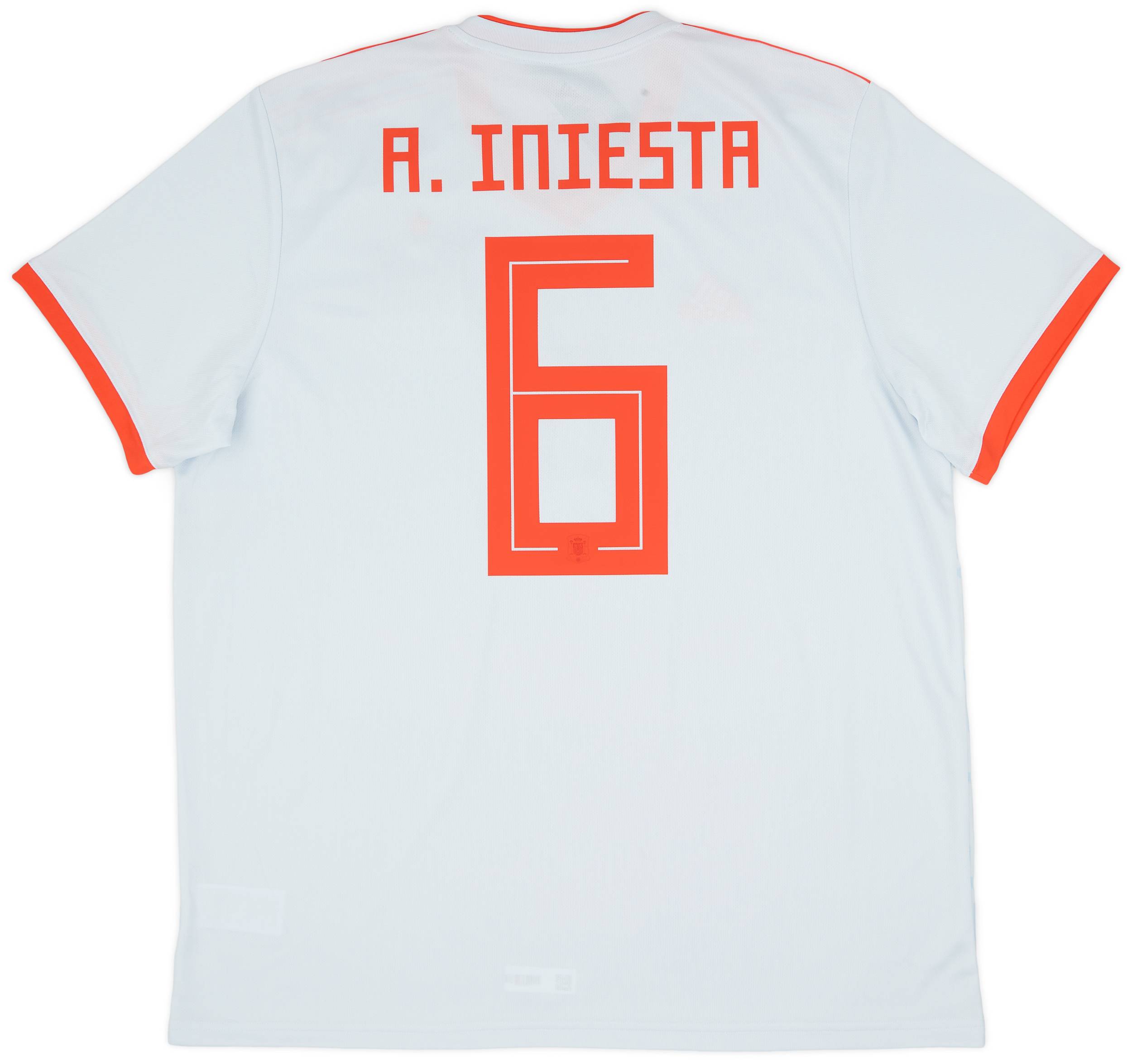 2018-19 Spain Away Shirt A.Iniesta #6 (XL)