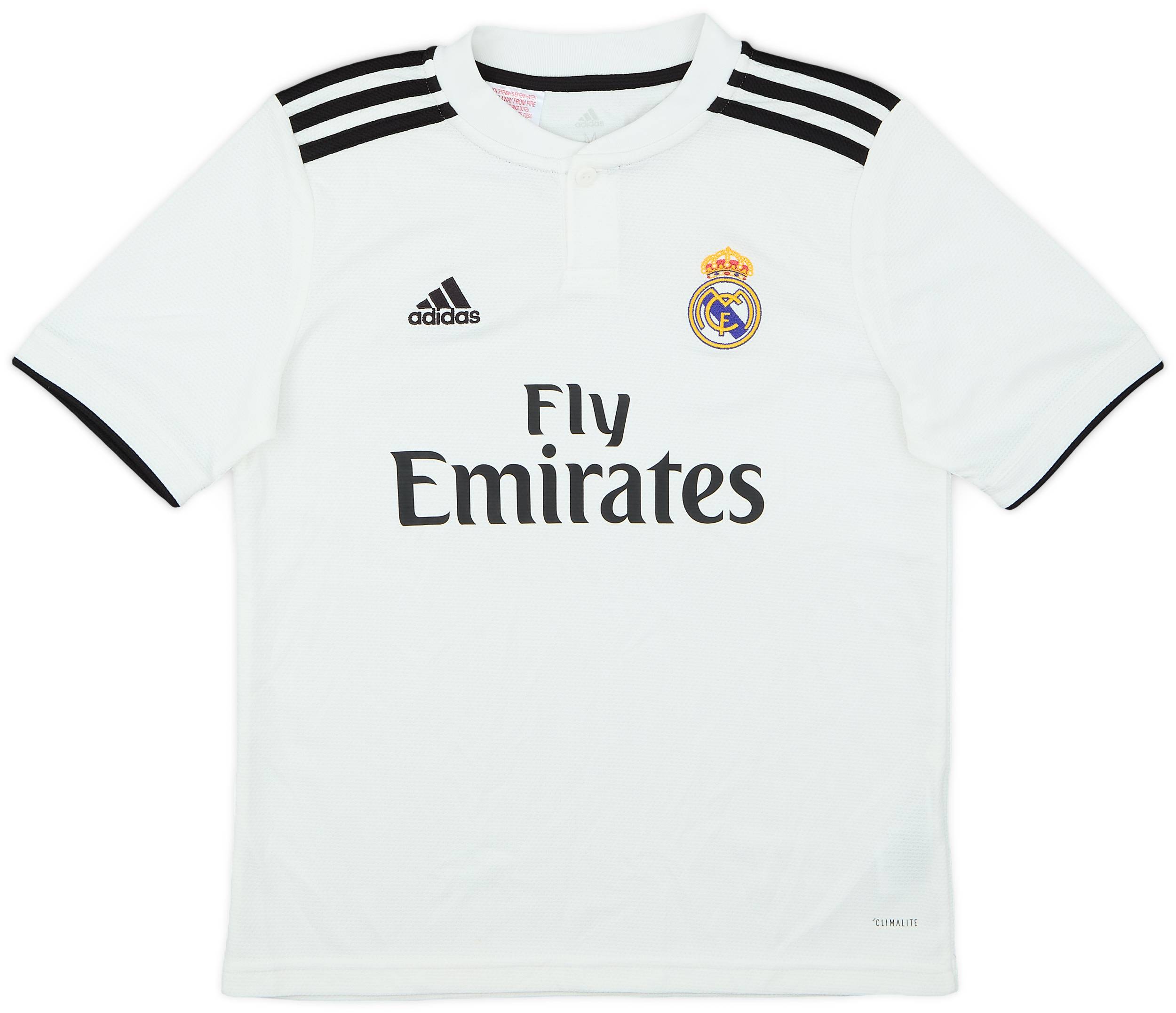 2018-19 Real Madrid Home Shirt - 9/10 - (M.Boys)