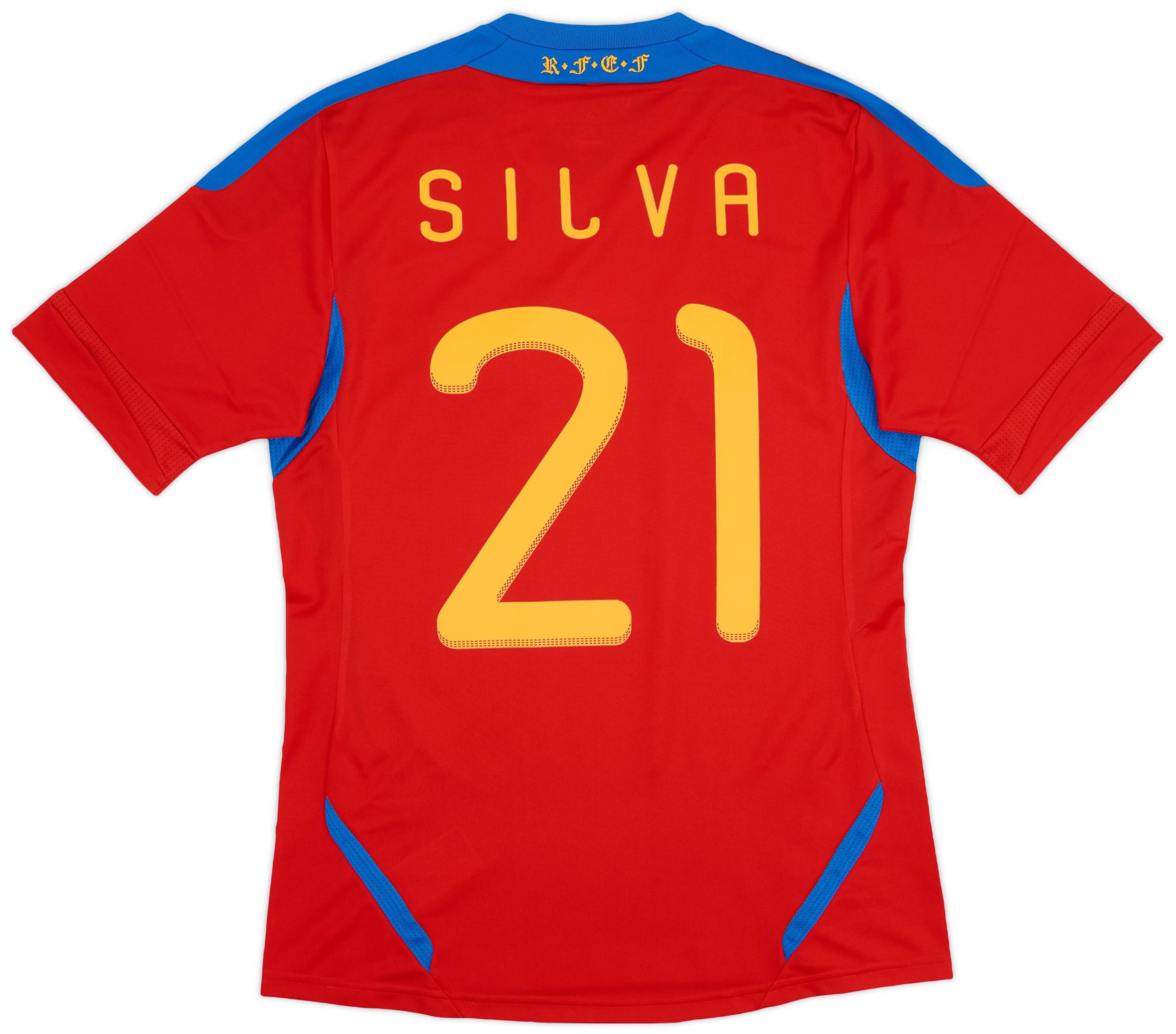 2010-11 Spain Home Shirt Silva #21 (S)