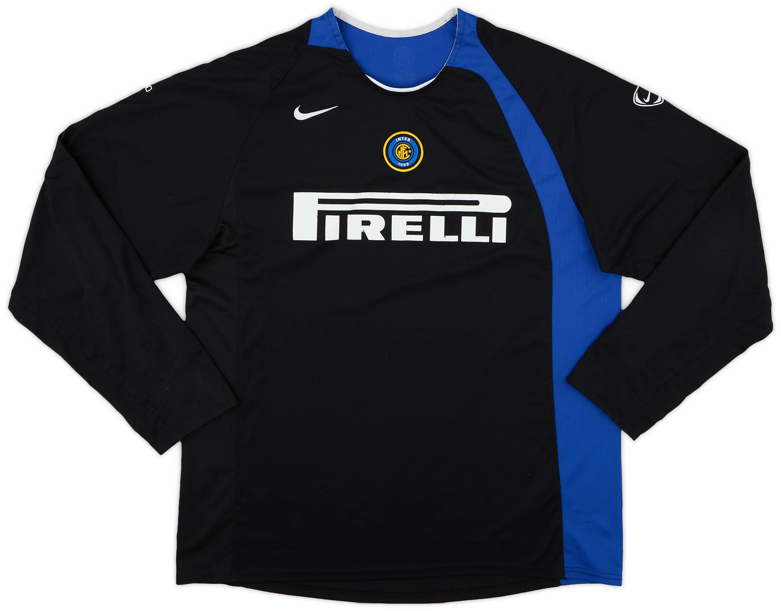 ご自宅用限定お買い得品 Inter 2004-05 Milan (XL) - 7/10 - Shirt L/S Training Nike ウェア