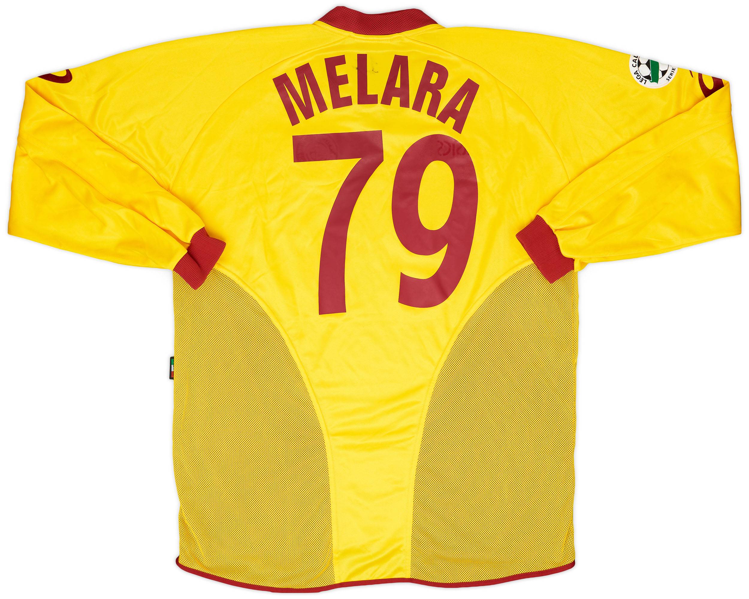 2004-05 Livorno Match Worn Third Shirt Melara #79