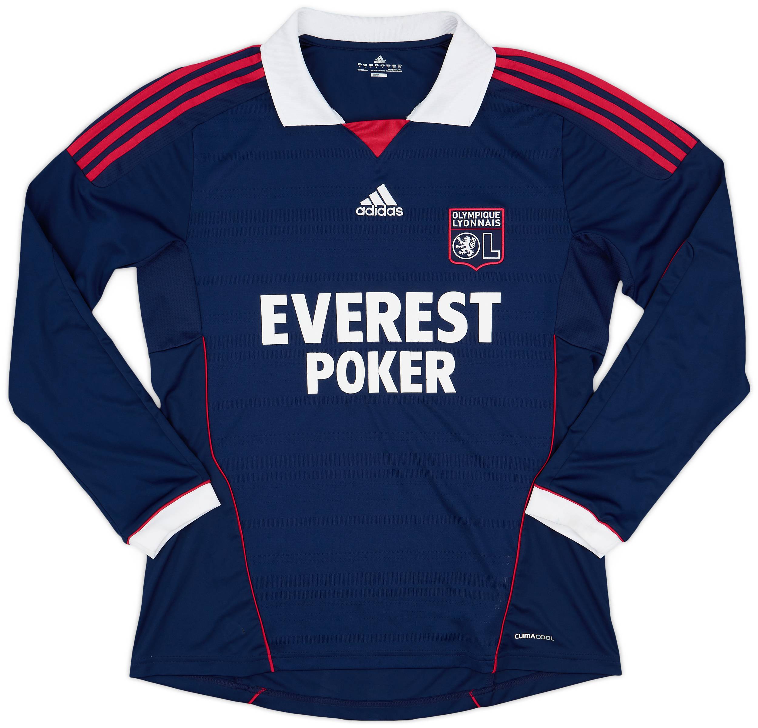2011-12 Lyon Away L/S Shirt - 7/10 - (L)