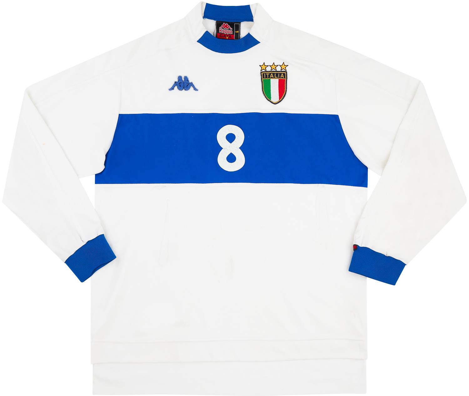 1998-99 Italy Match Issue Away L/S Shirt #8
