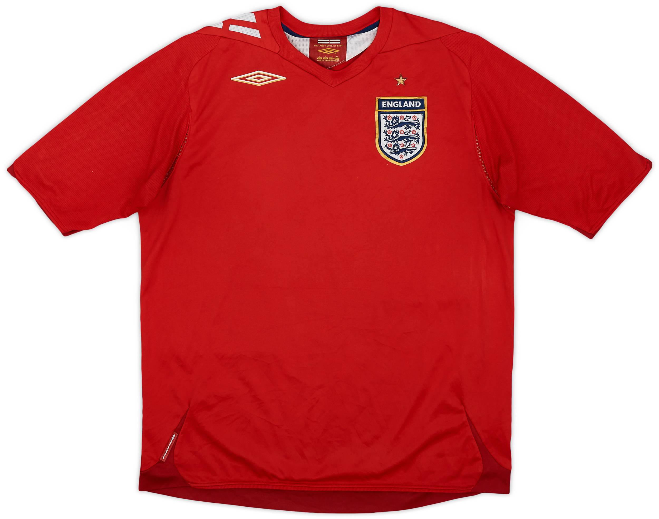 2006-08 England Away Shirt - 5/10 - (L)
