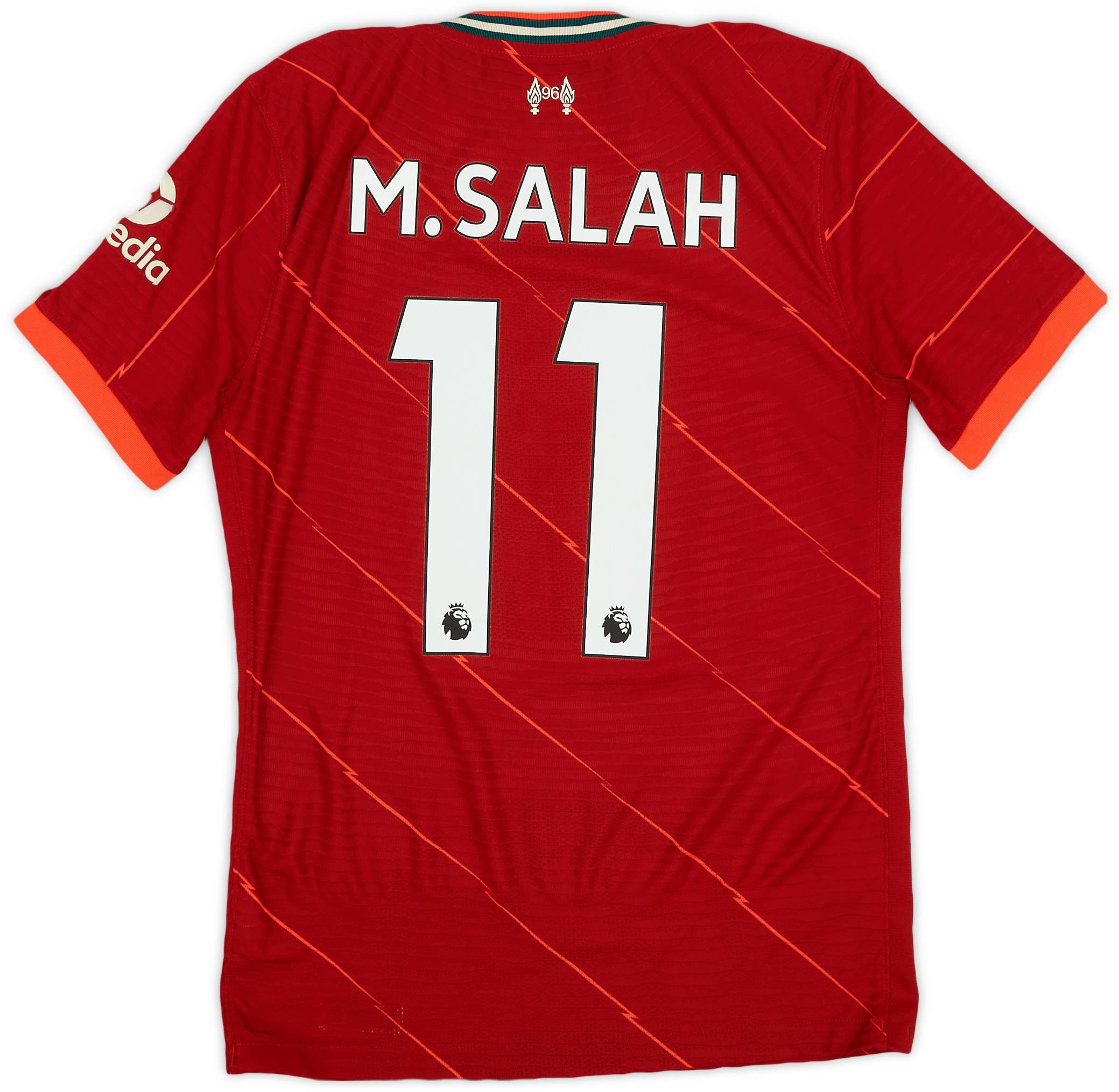 2021-22 Liverpool Authentic Home Shirt M.Salah #11 - 9/10 - (S)