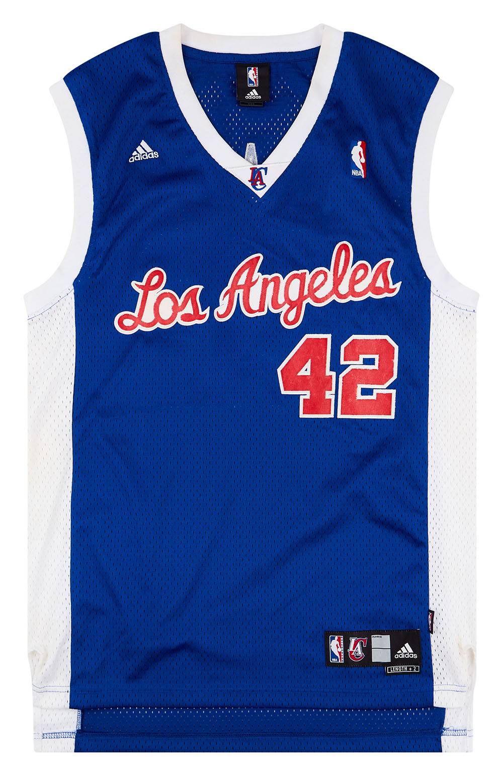 2006-08 LA Clippers Brand #42 adidas Swingman Jersey (Alternate) M