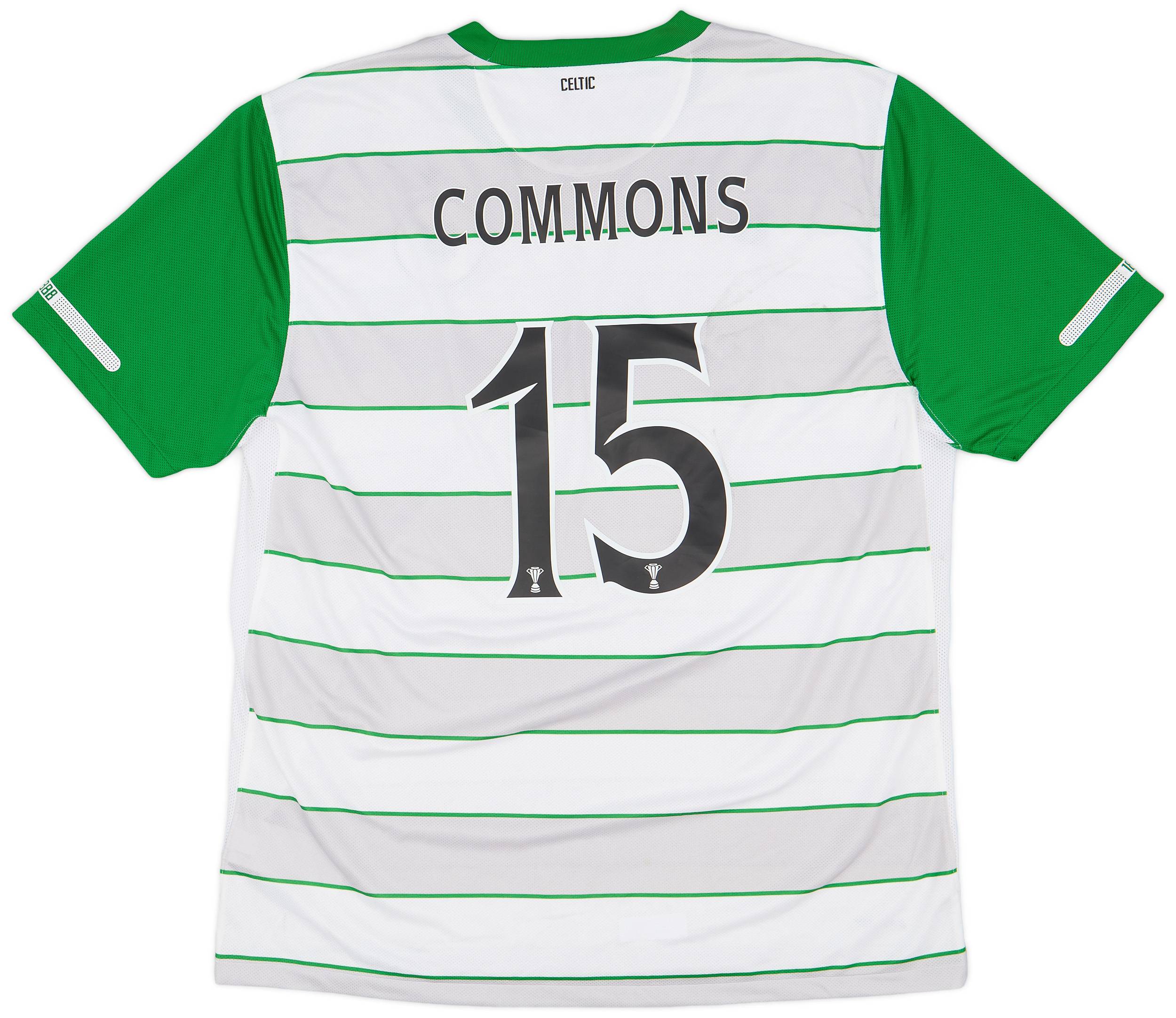 2011-12 Celtic Away Shirt Commons #15 (XL)