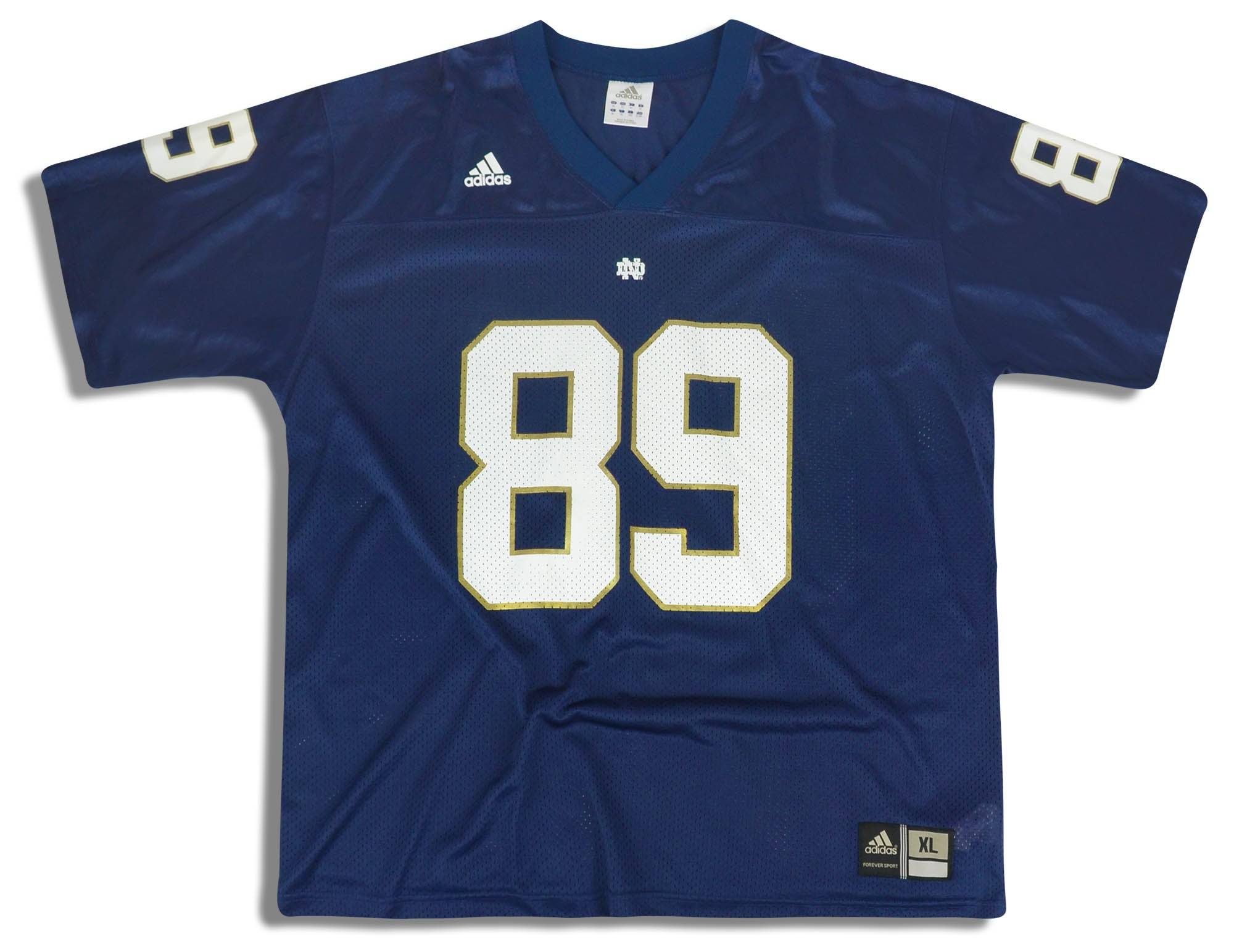 2010s Notre Dame Fighting Irish #89 adidas Jersey (Home) XL