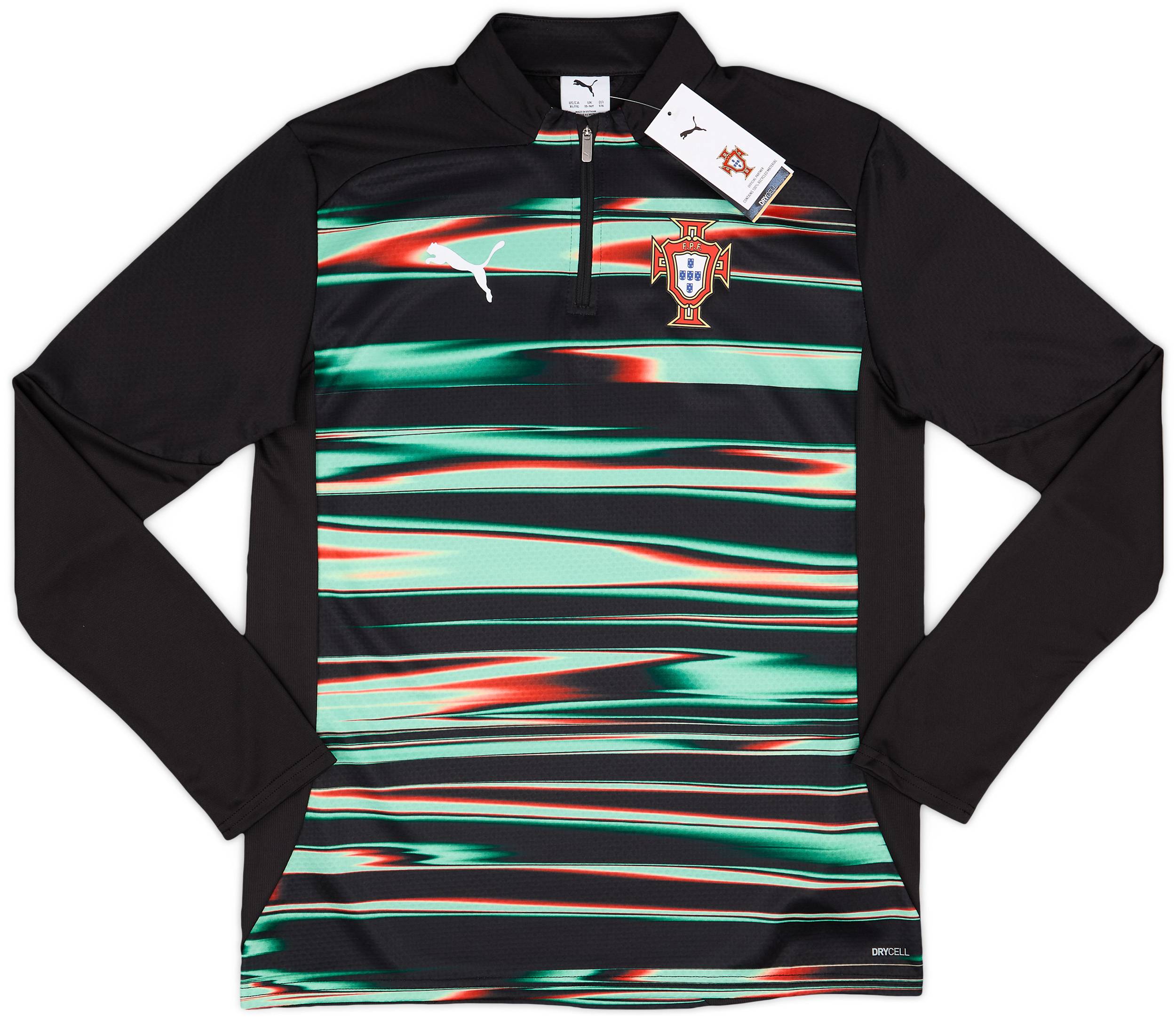 2025-26 Portugal Puma 1/4 Zip Pre-Match Top (KIDS)