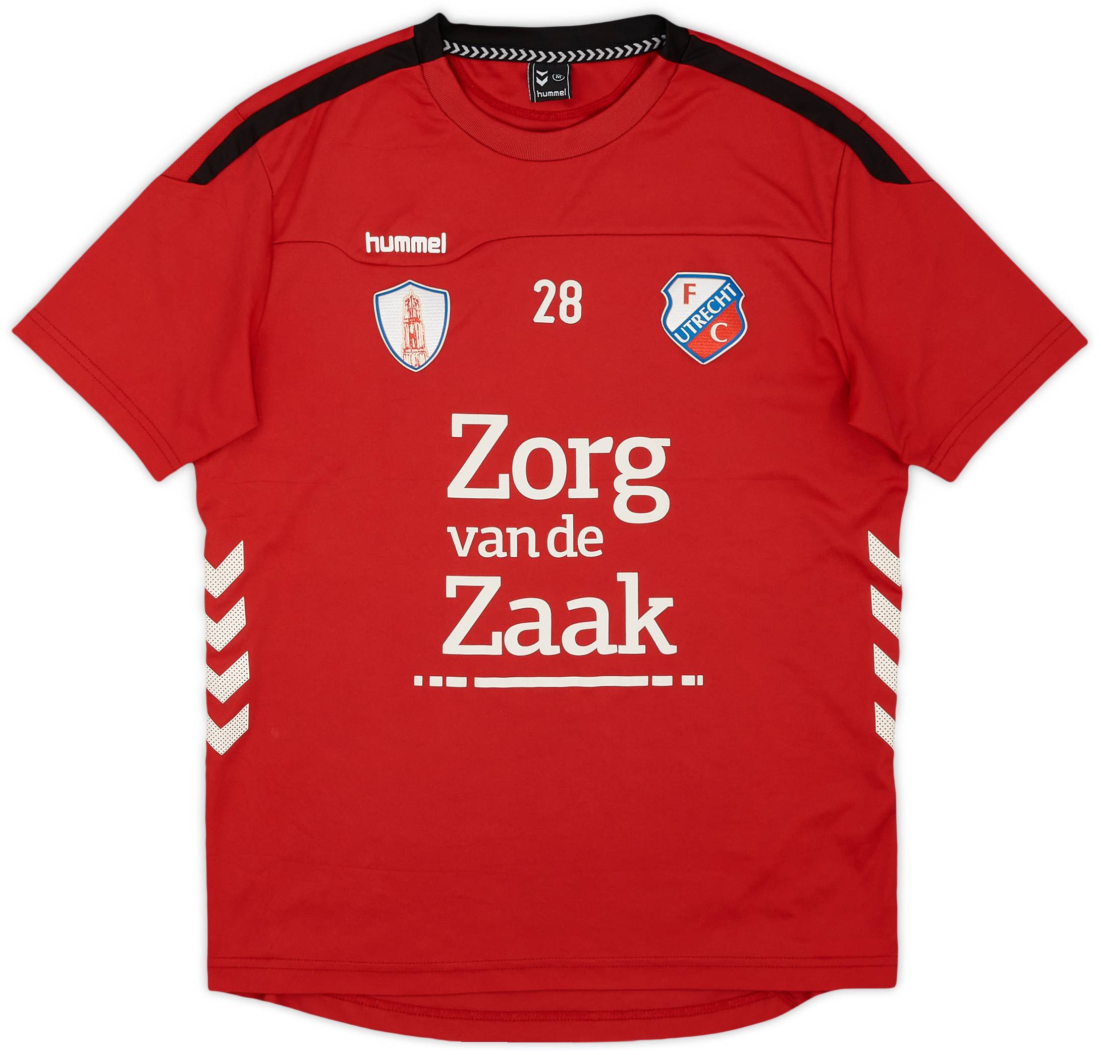 2016-17 Utrecht Hummel Player Issue Training Shirt #28 - 9/10 - (M)