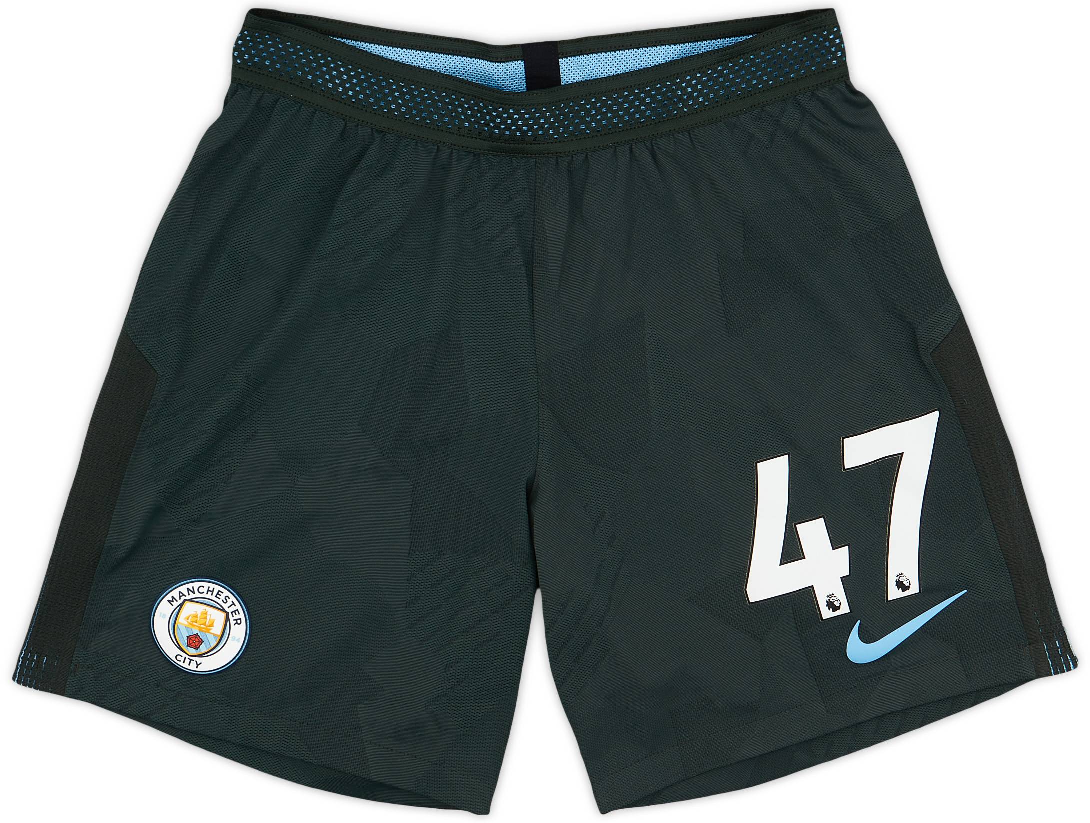 2017-18 Manchester City Authentic Third Shorts #47 (Foden) - 8/10 - (M)