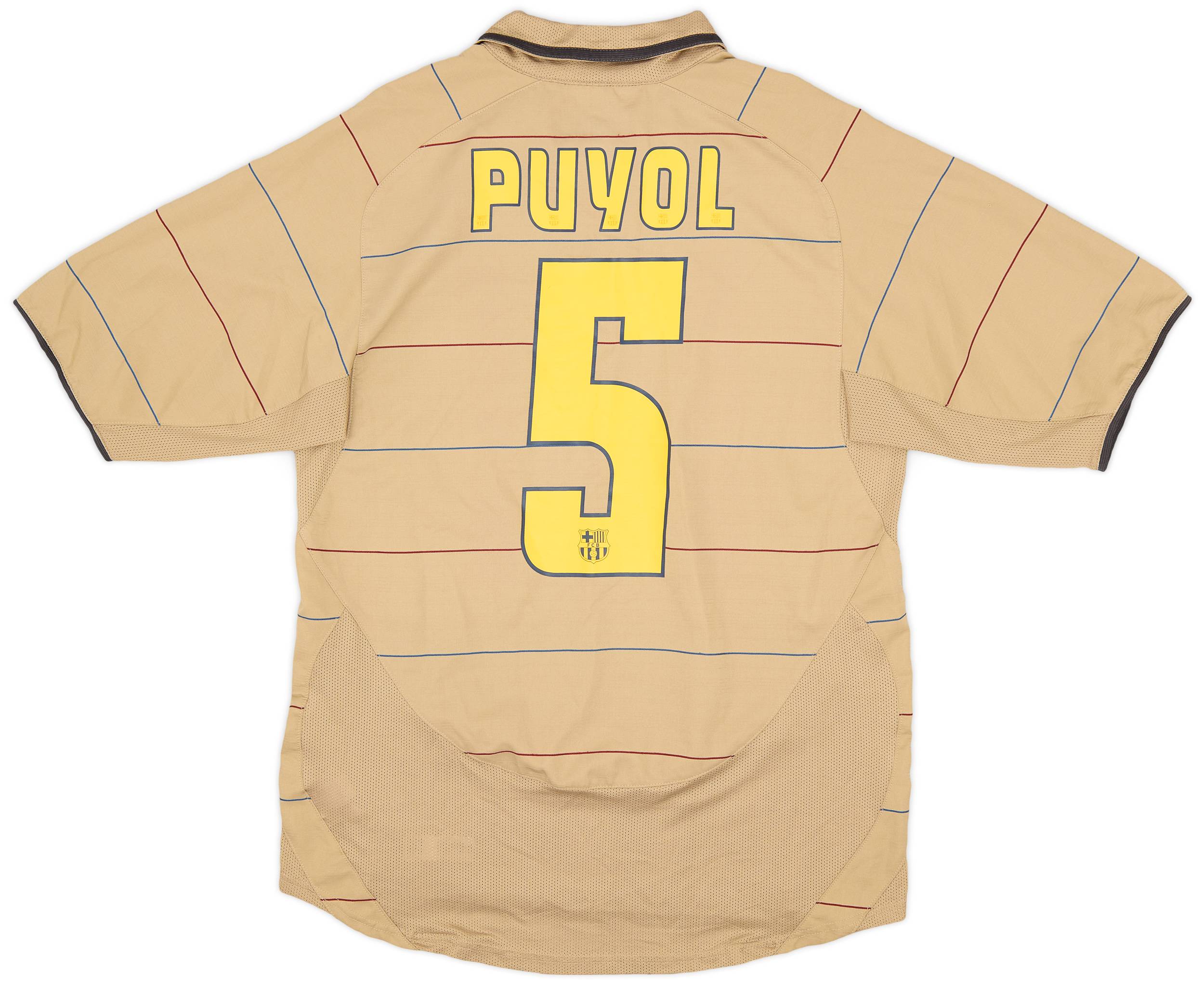 2003 05 Barcelona Away Shirt Puyol 5 8 10 S