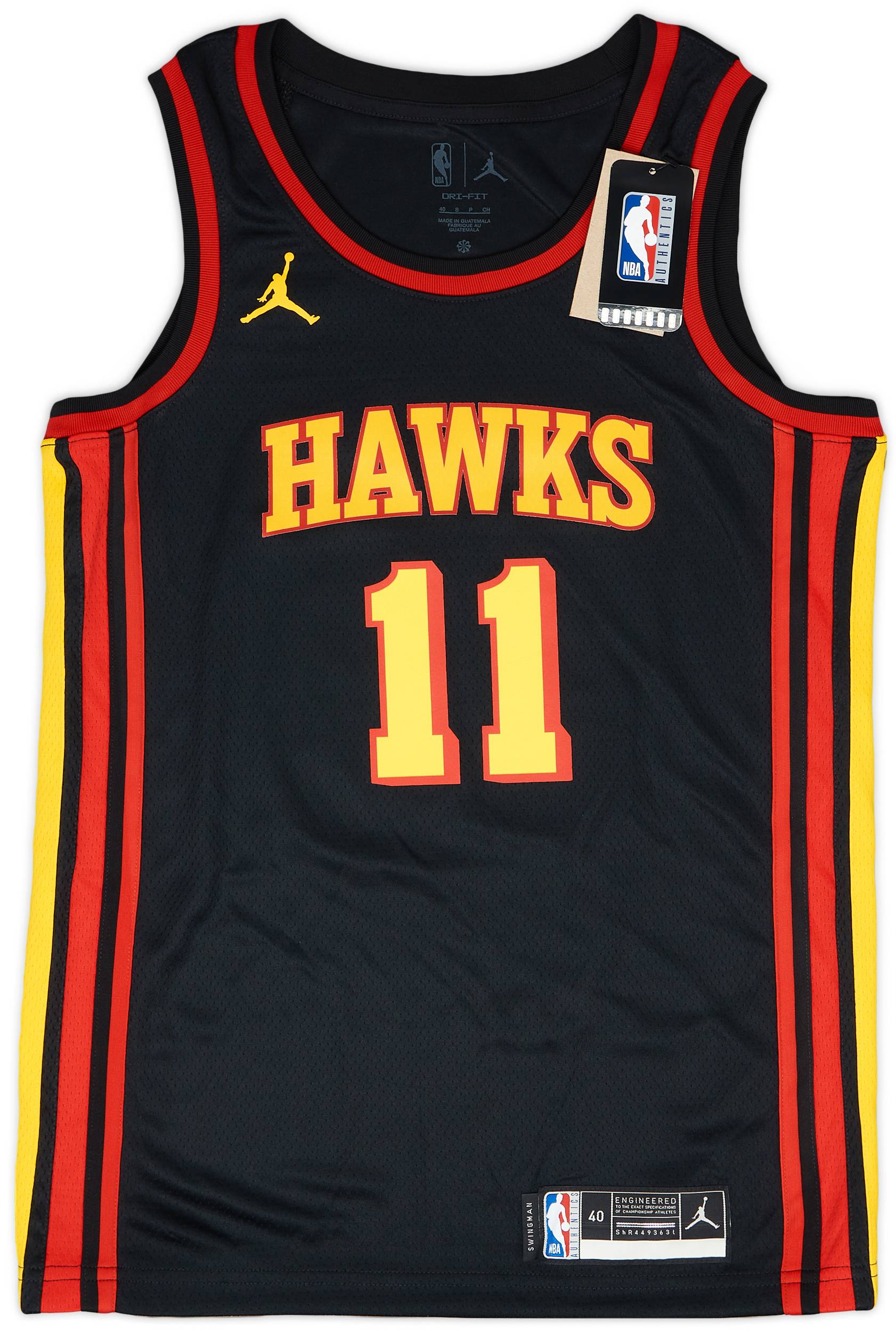 2020-25 Atlanta Hawks Young #11 Jordan Swingman Alternate Jersey (S)