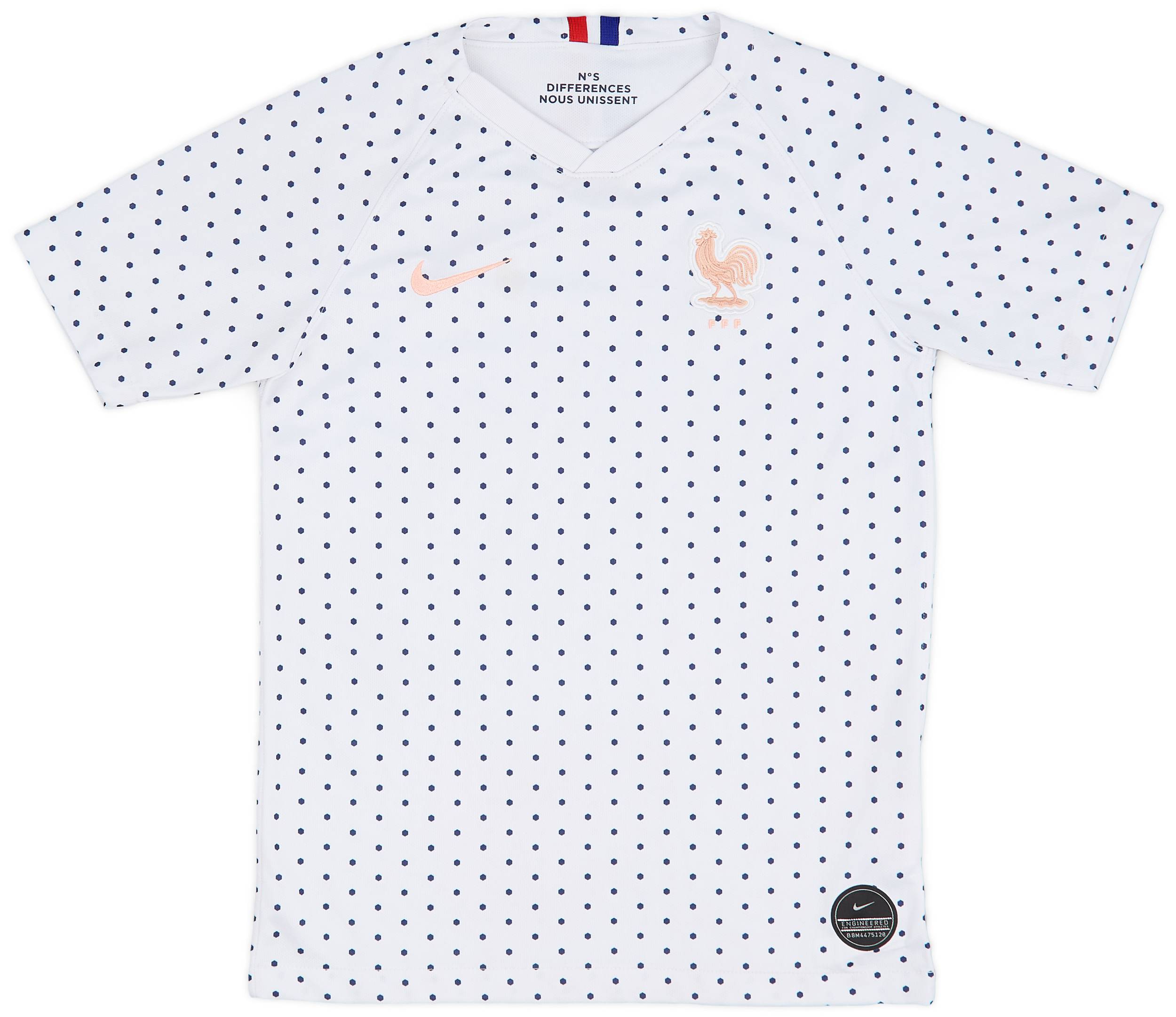 2019-20 France Women&#039;s Away Shirt - 9/10 - (Unisex Fit - L.Kids)