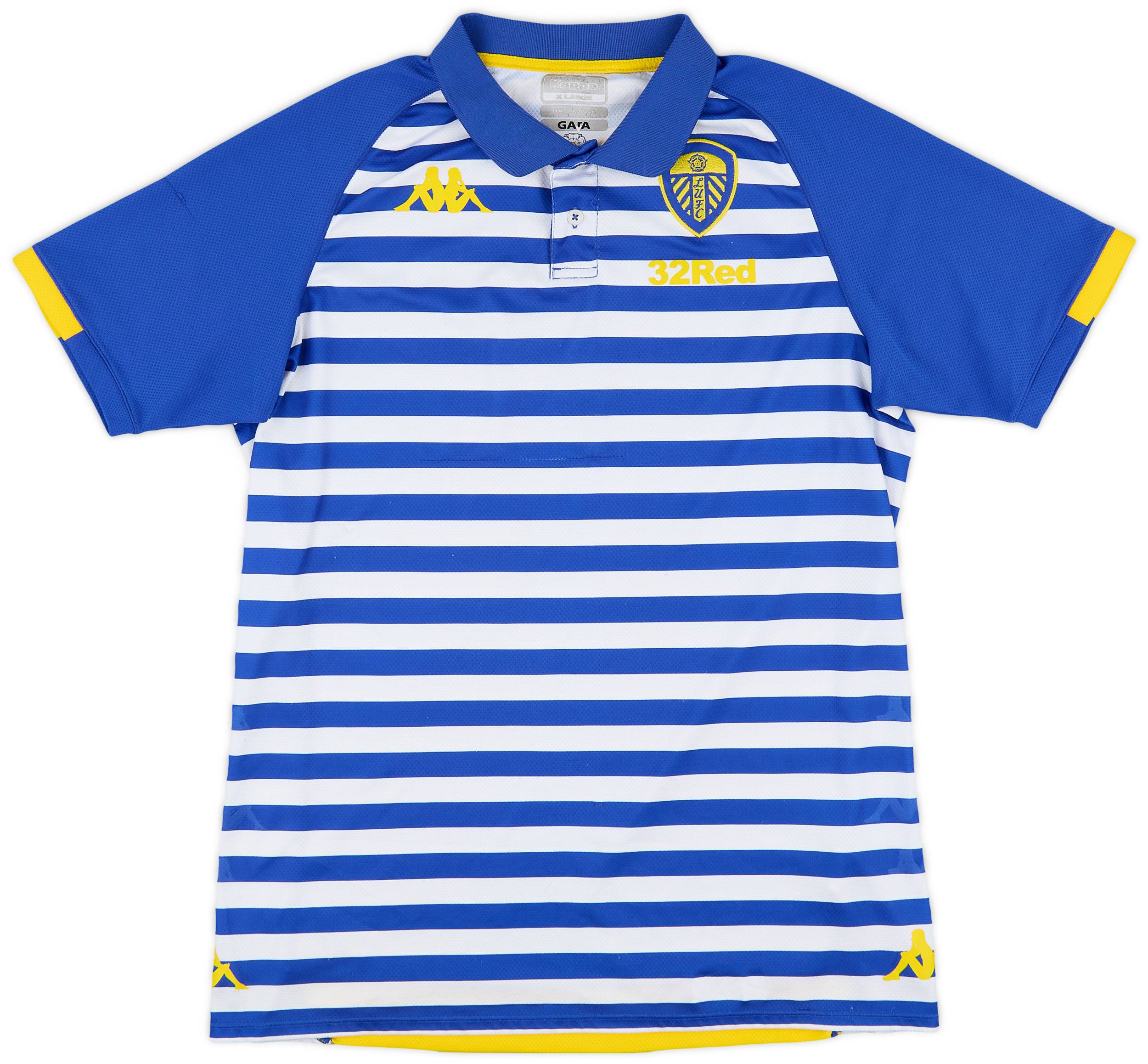 2019-20 Leeds United Kappa Polo Shirt - 8/10 - (L)