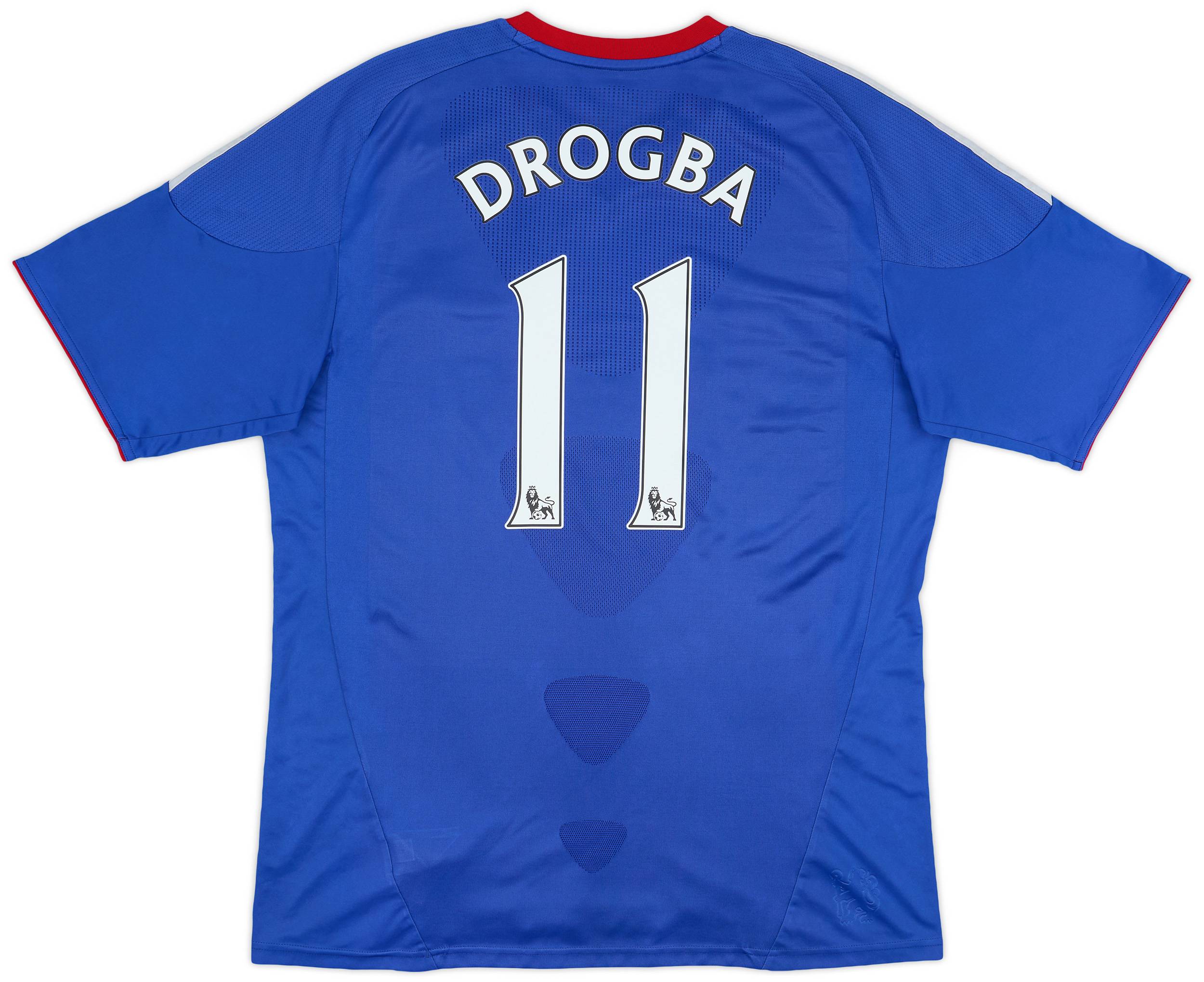 2010-11 Chelsea Home Shirt Drogba #11 - 7/10 - (L)