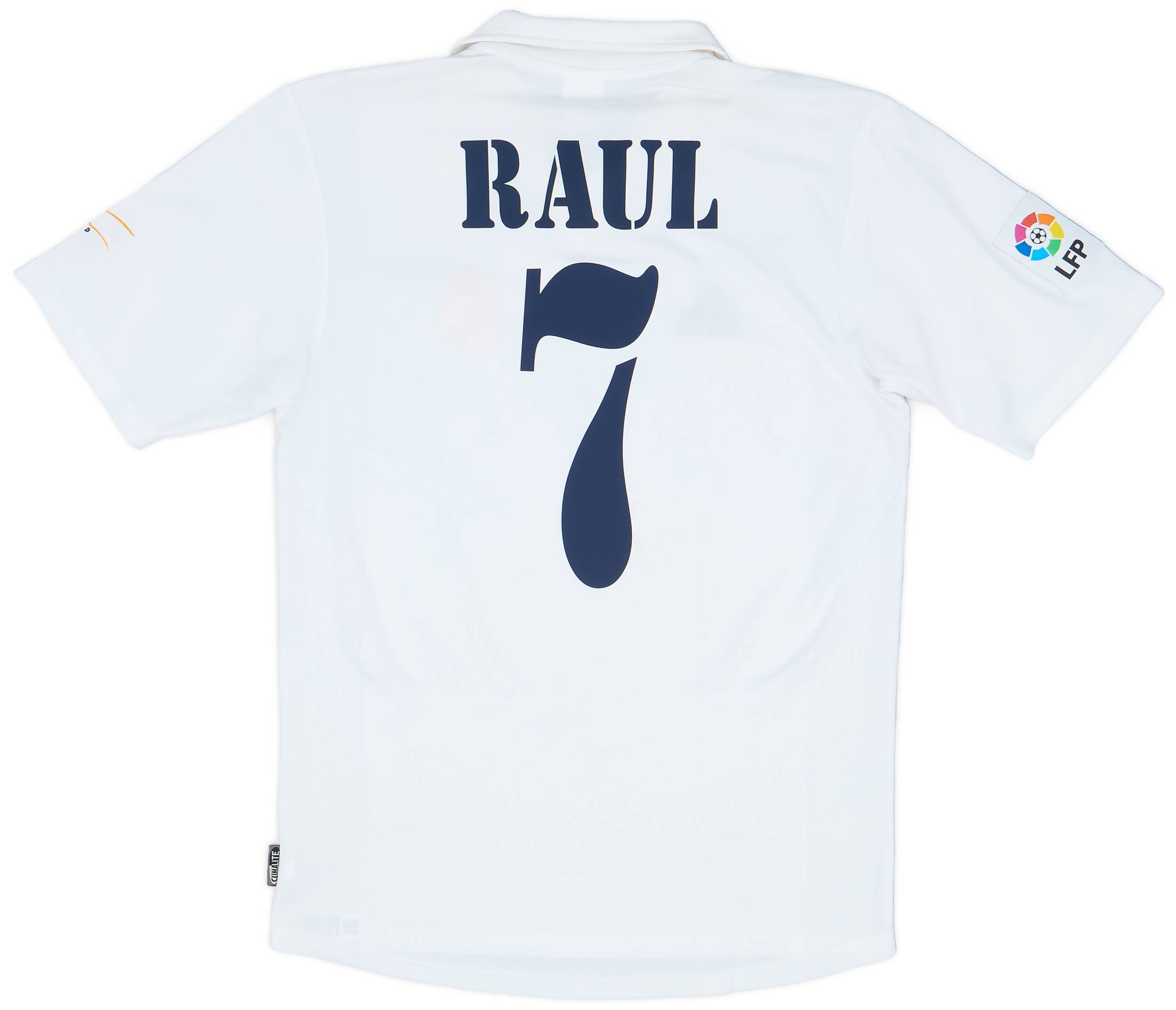 2001 Real Madrid Home Shirt Raul #7 - 5/10 - (S)