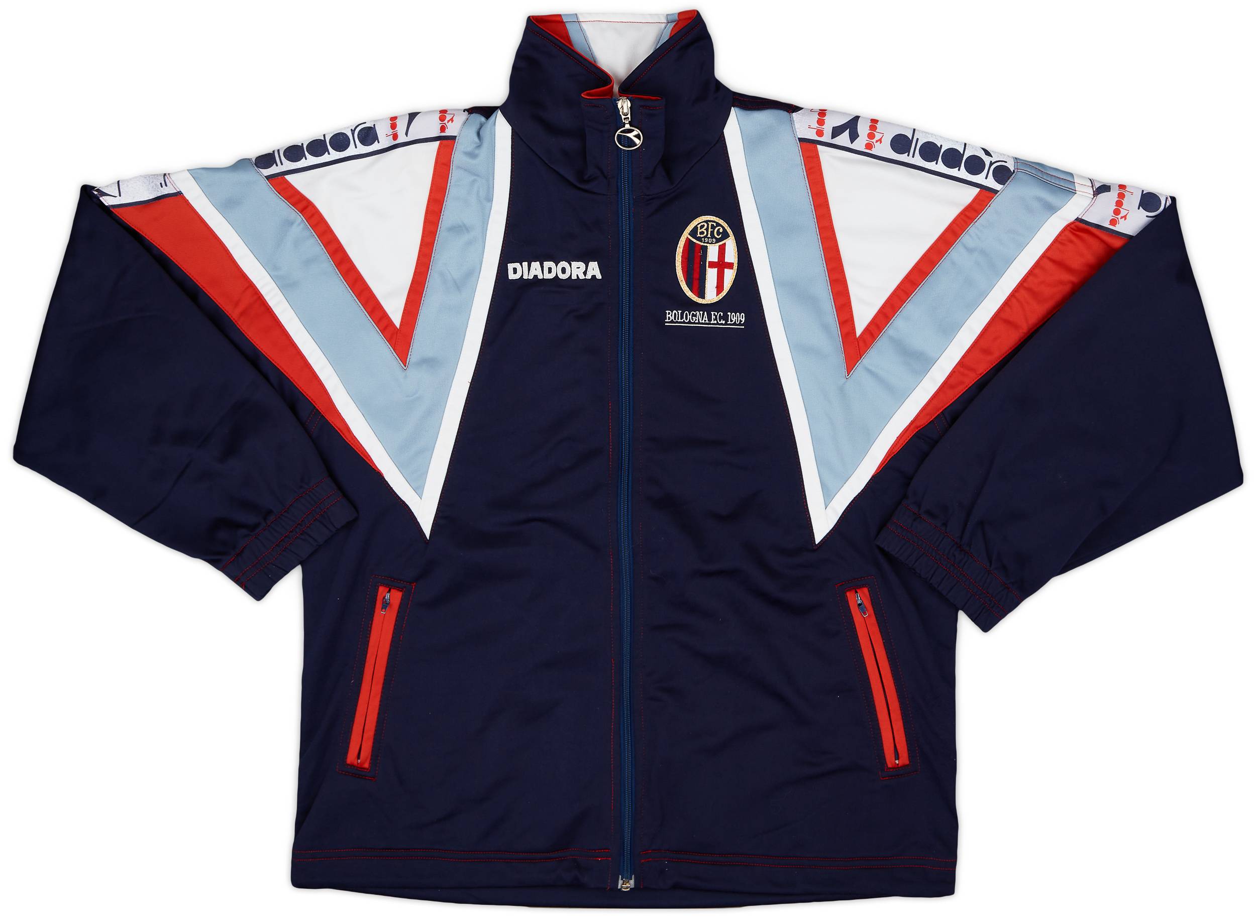 1996-97 Bologna Diadora Track Jacket - 8/10 - (S)