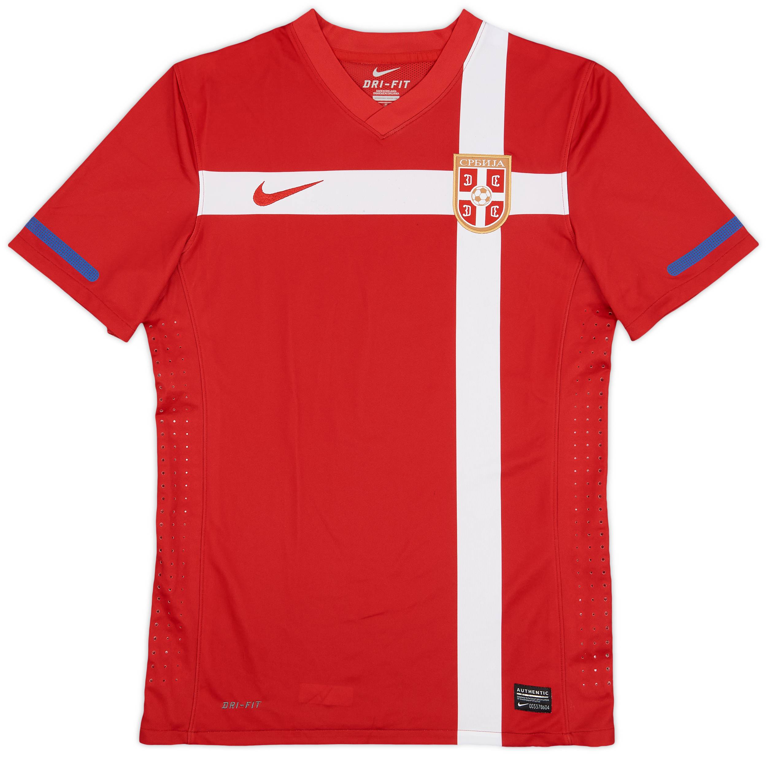 2010-11 Serbia Home Authentic Shirt - 8/10 - (M)