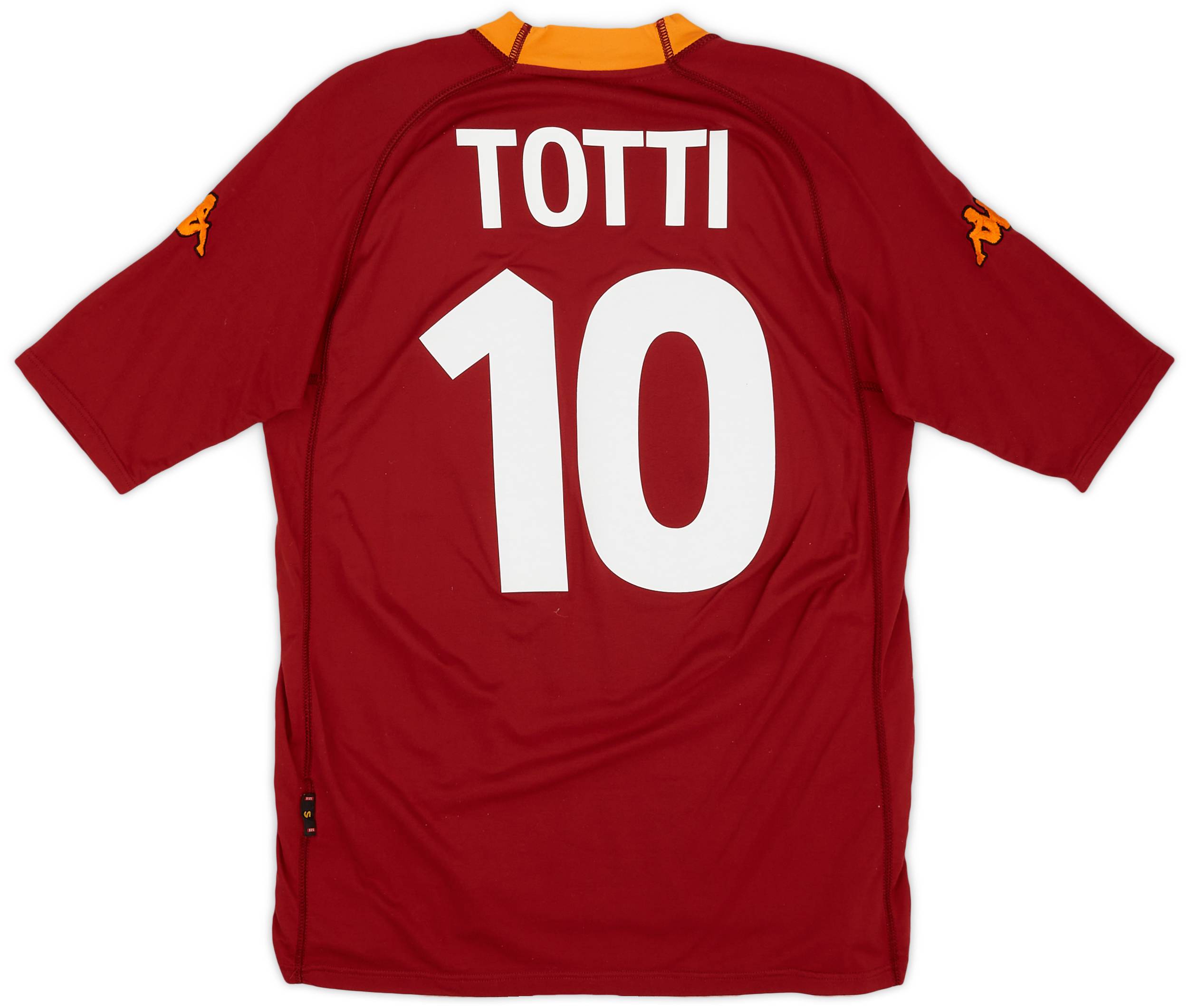 10 FRANCESCO TOTTI AS Roma Serie A MF/Striker Red/White Mint