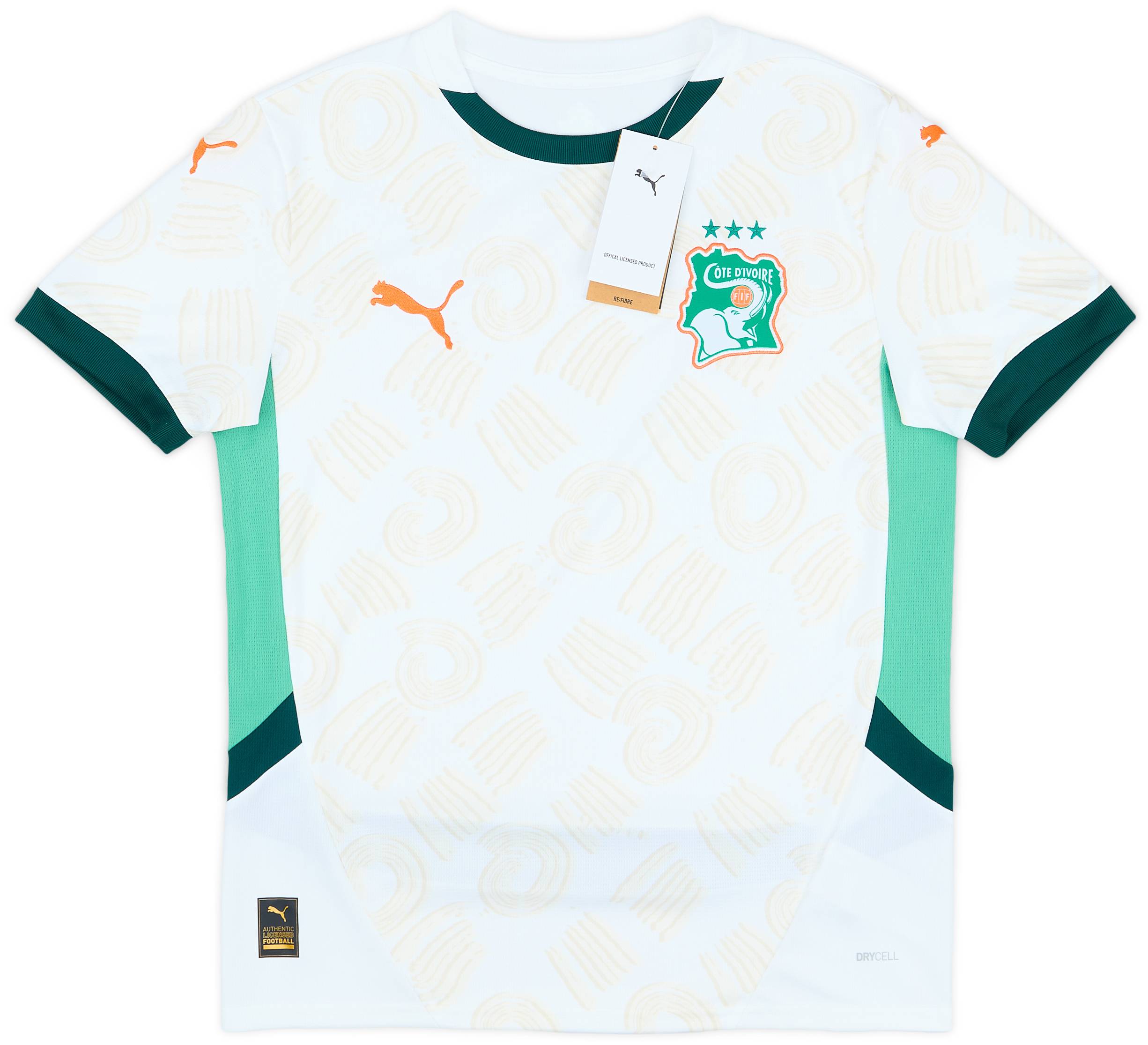 2024-25 Ivory Coast Away Shirt (KIDS)