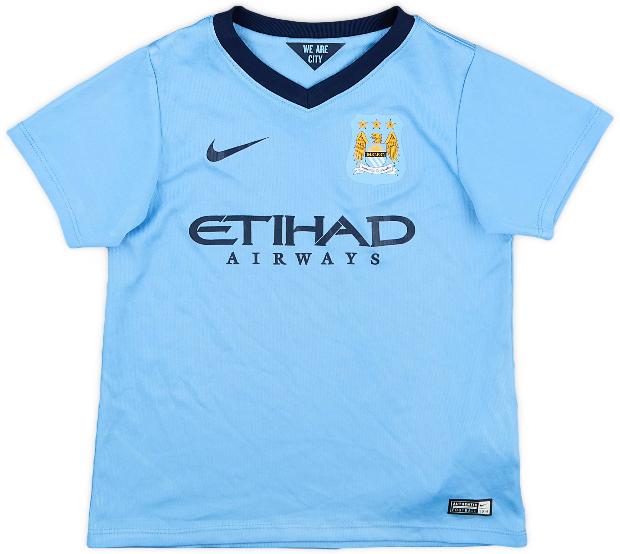 2014-15 Manchester City Home Shirt - 9/10 - (4-5Y)