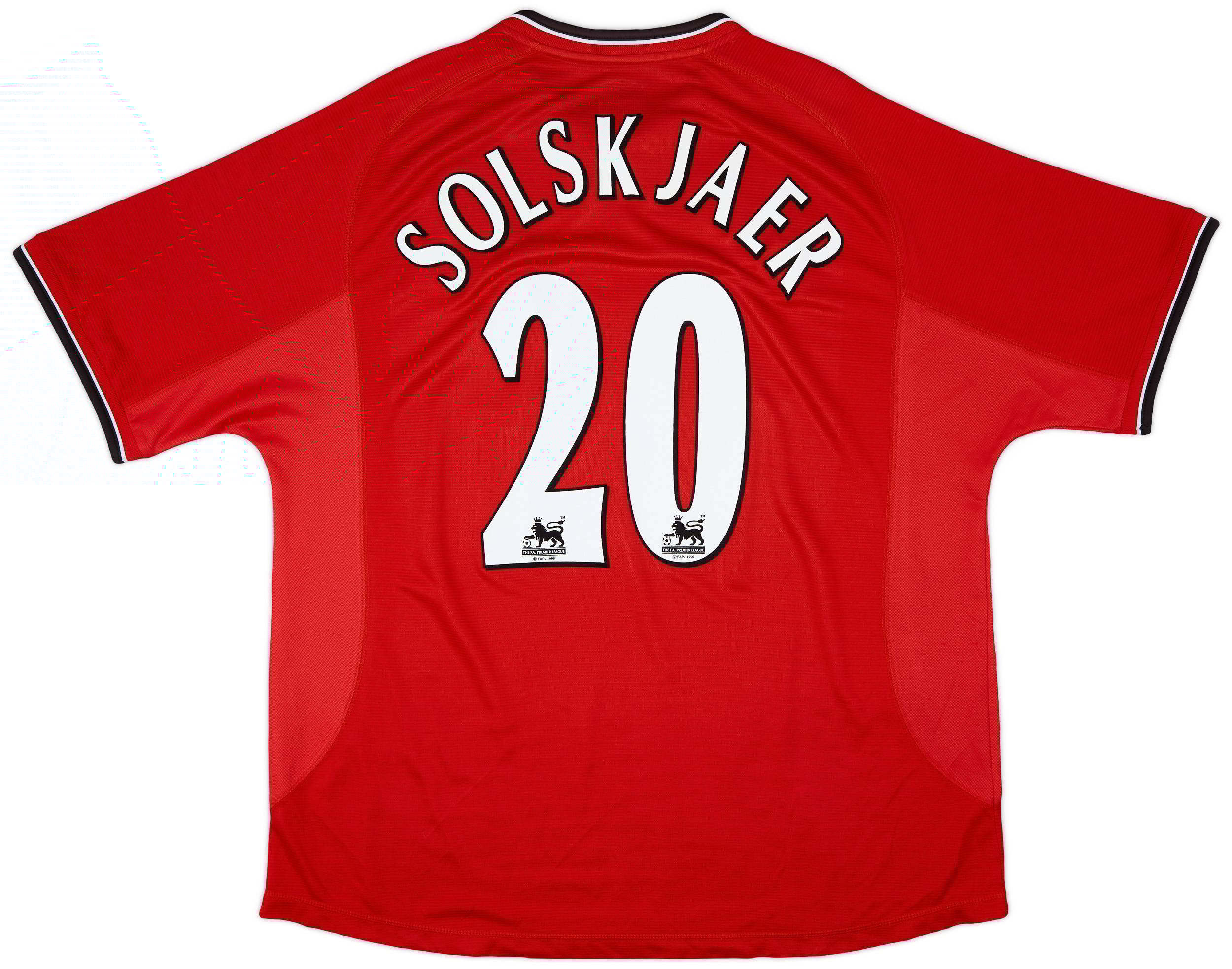 2000-02 Manchester United Home Shirt Solskjaer #20 - 5/10 - (XXL)