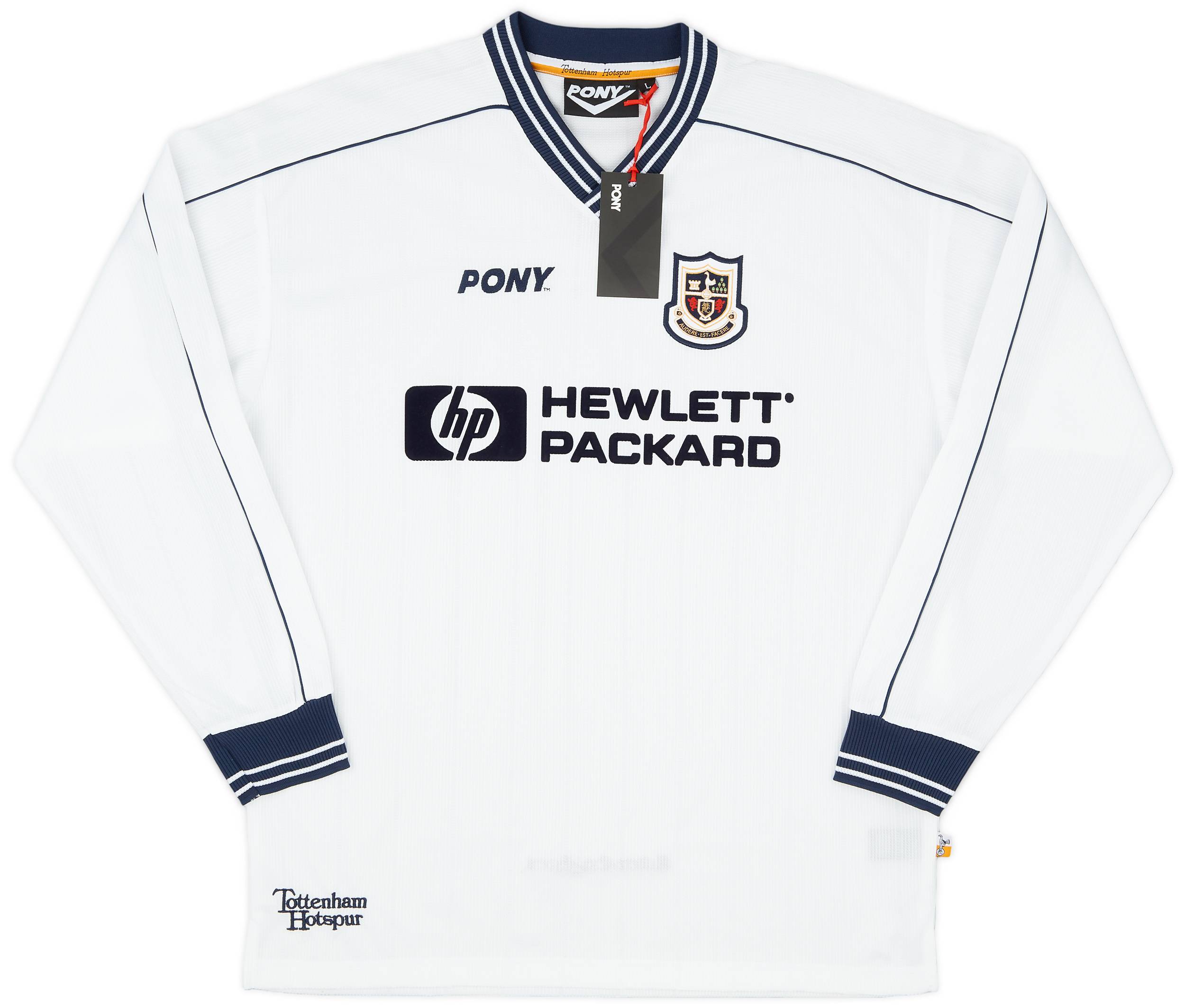 1997-99 Tottenham Pony Reissue Home L/S Shirt
