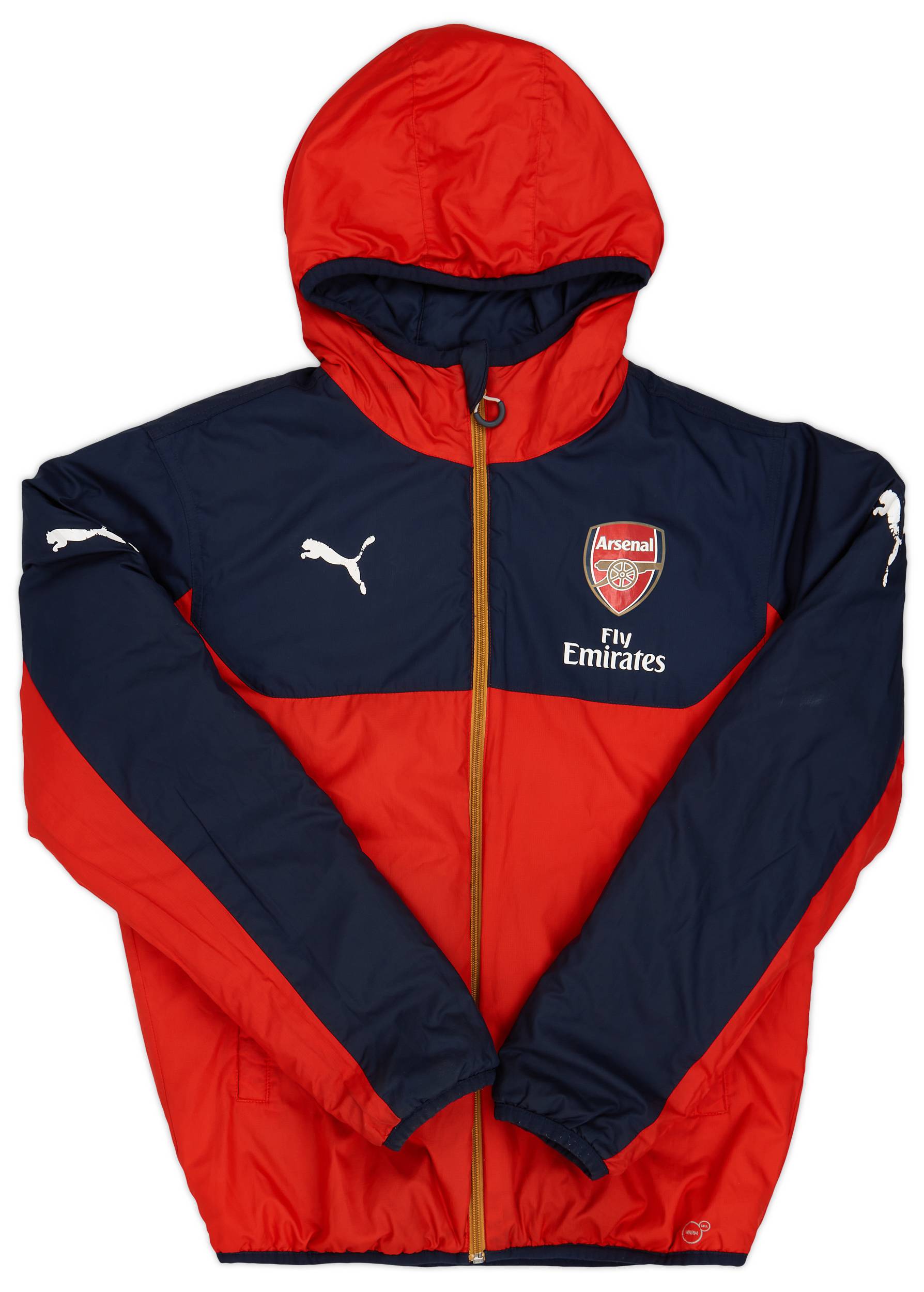 Puma arsenal long bench jacket clearance