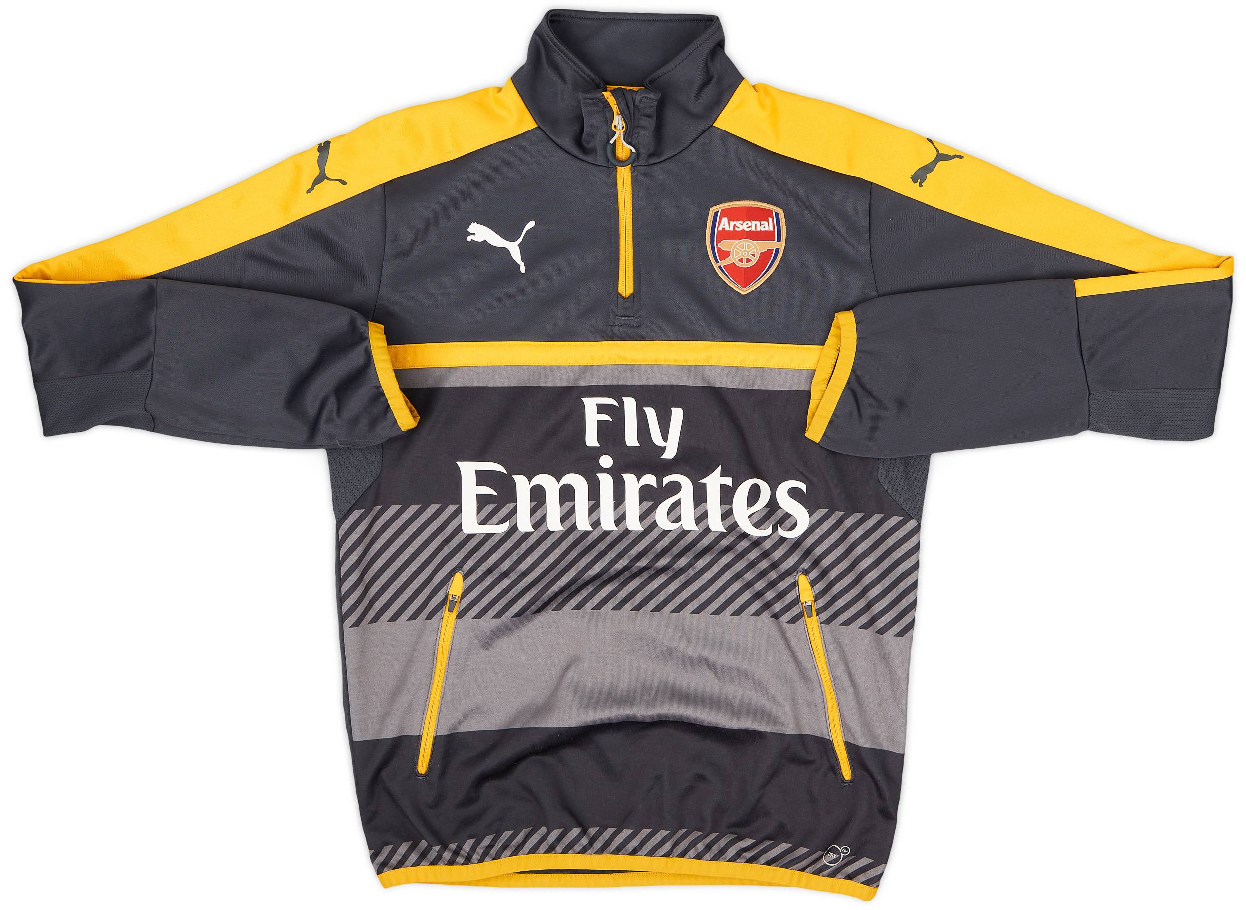 2016-17 Arsenal Puma 1/4 Zip Drill Top - 6/10 - (S)