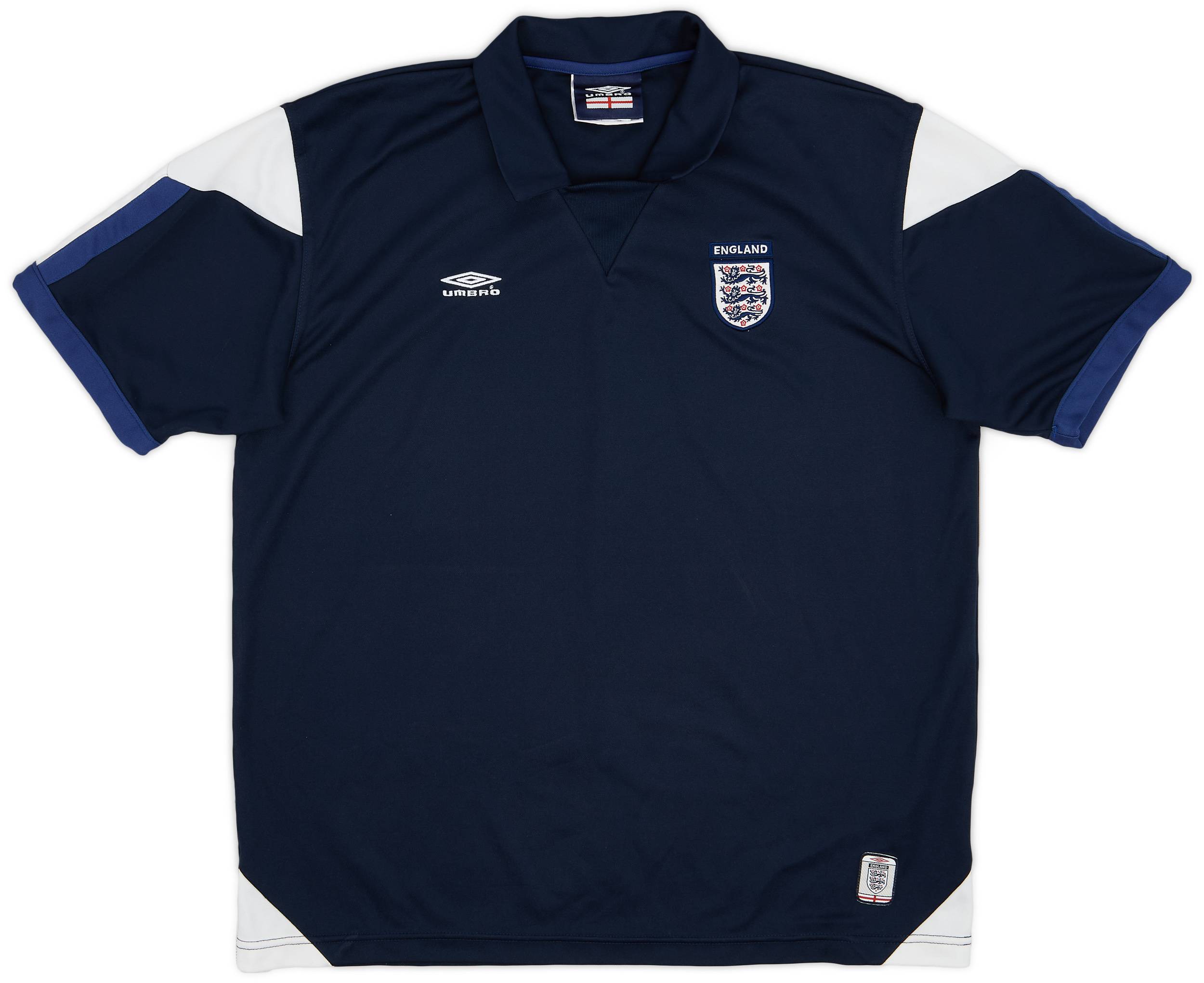 2004-05 England Umbro Polo Shirt - 9/10 - (L)