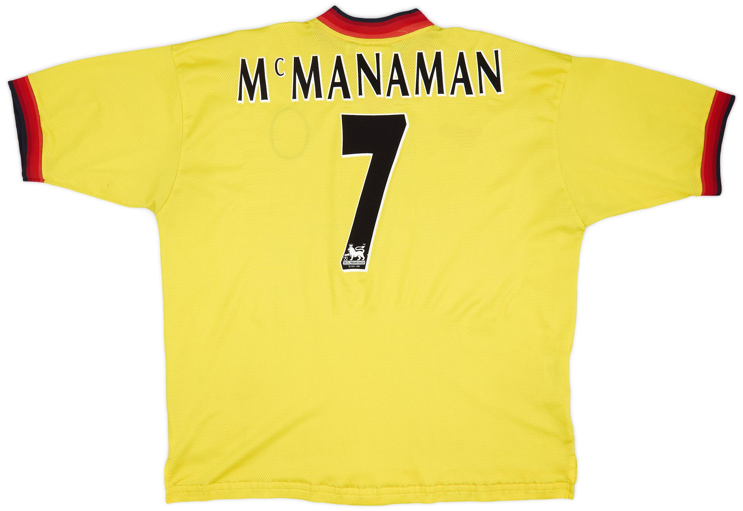 1997-99 Liverpool Away Shirt McManaman #7 - 6/10 - (XXL)