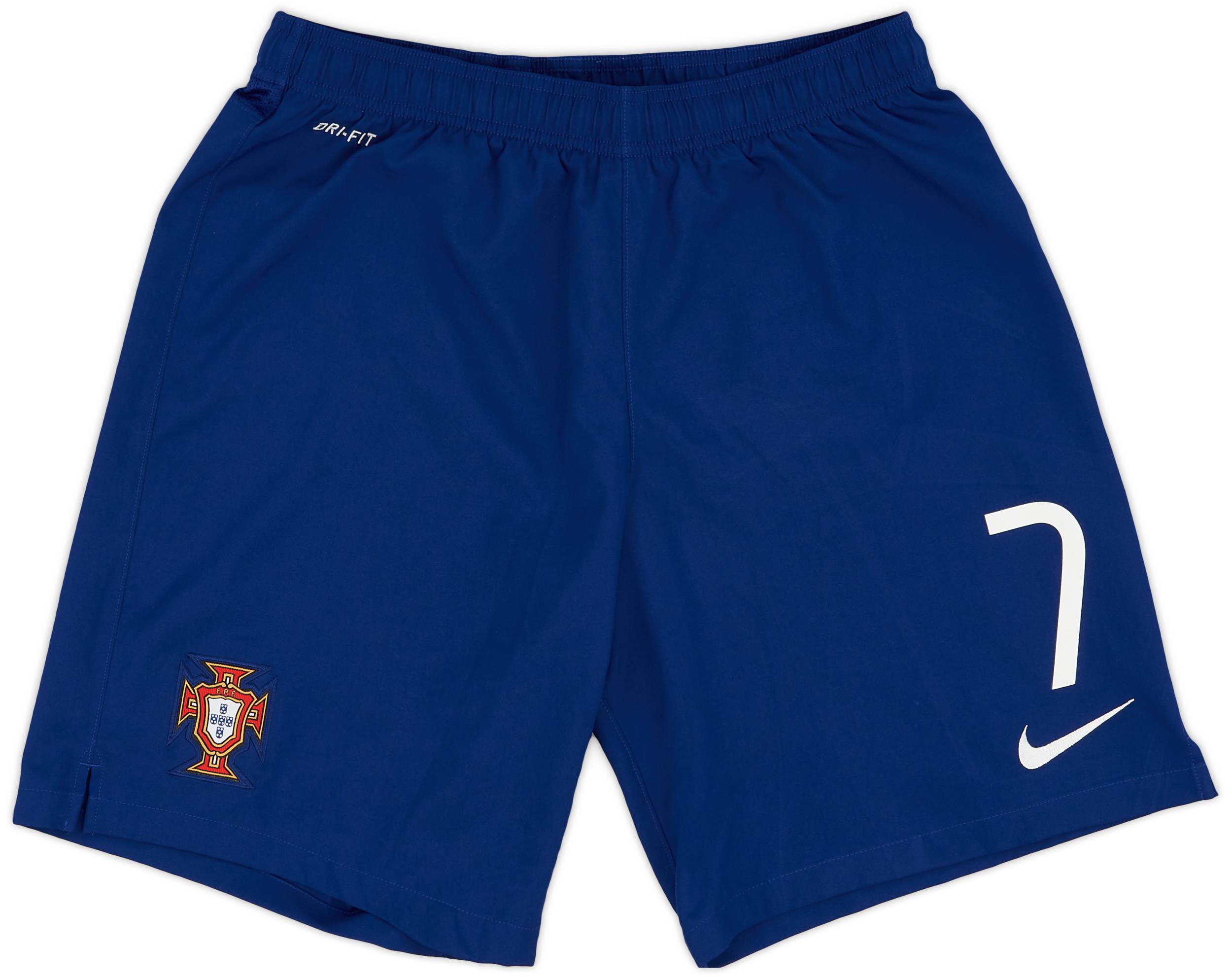 2014-15 Portugal Away Shorts #7 (Ronaldo)- 10/10 - (L)