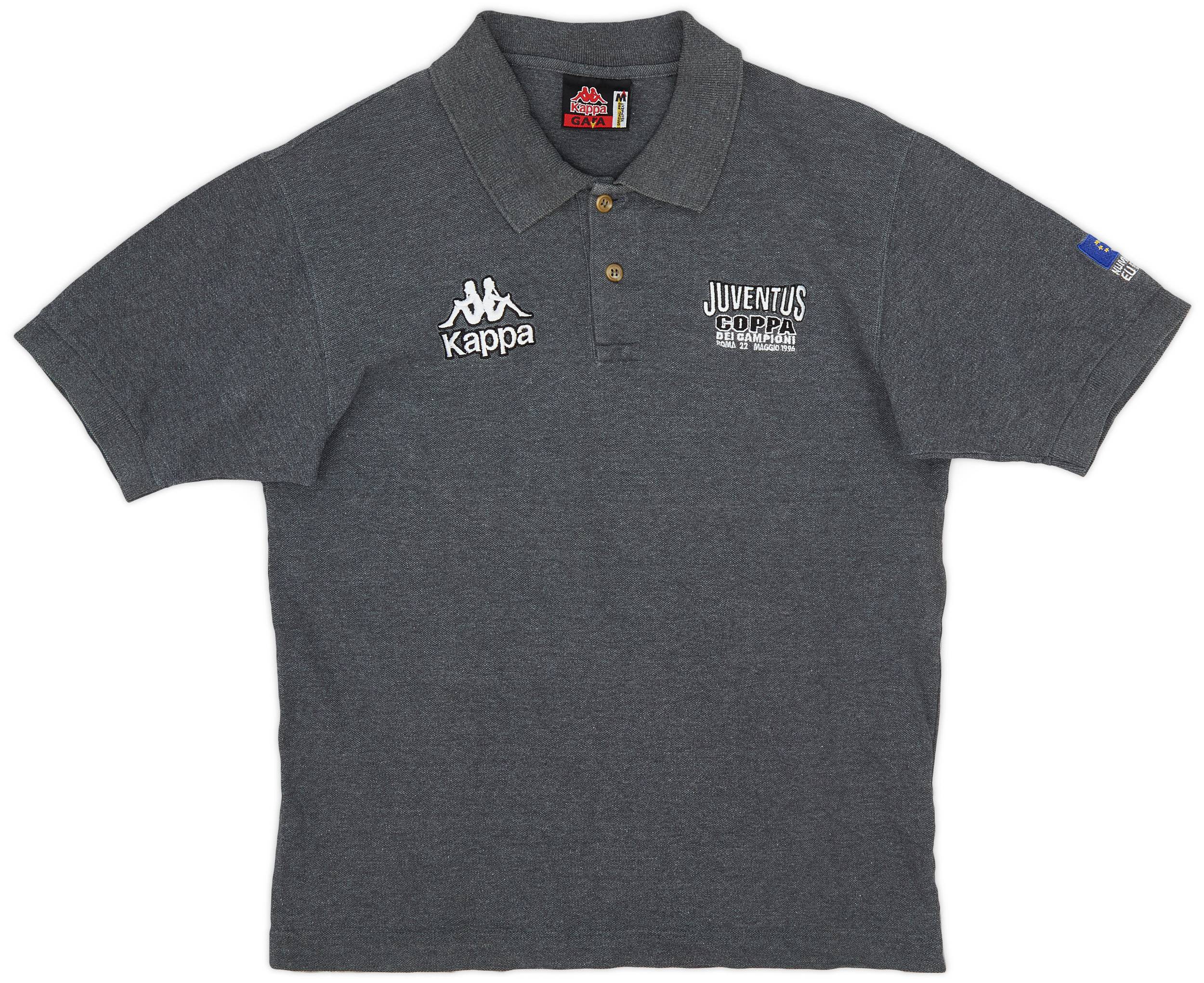 1996 Juventus Kappa Coppa Del Campioni 1996 Polo Shirt 8 10 M.Boys