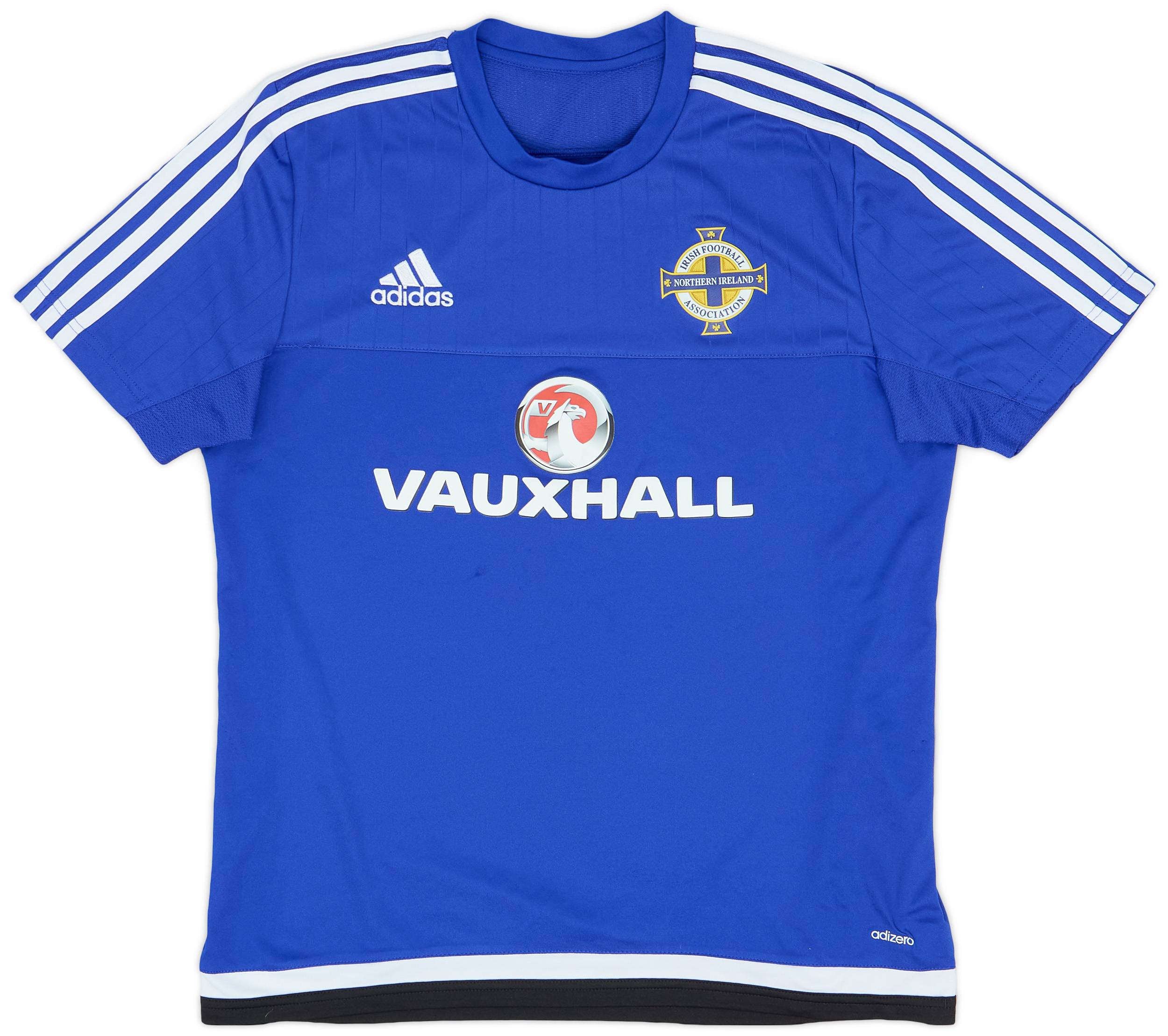 2016-18 Northern Ireland adidas Training Shirt - 9/10 - (M)