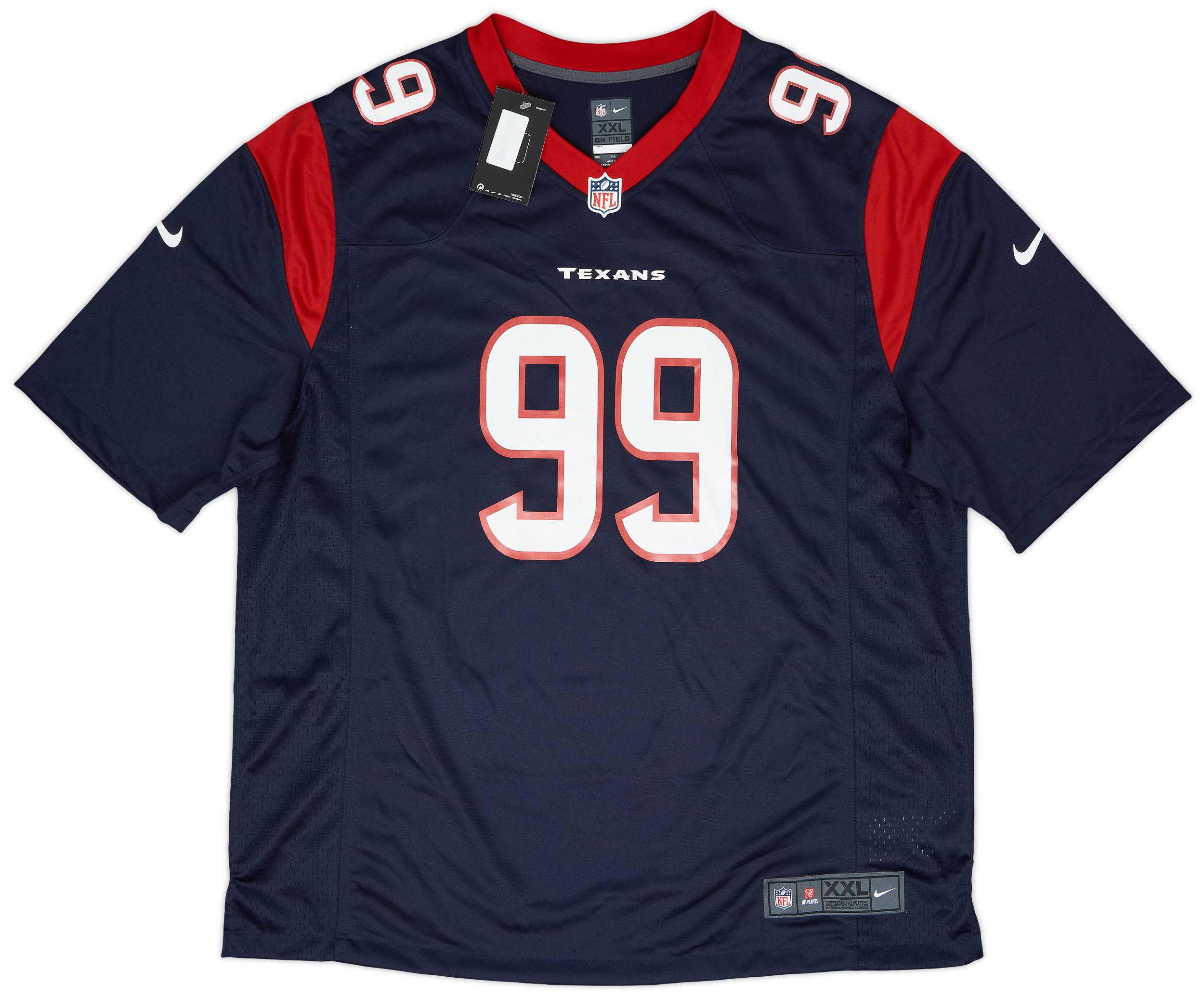 2012-20 Houston Texans Watt #99 Nike Game Home Jersey (XXL)