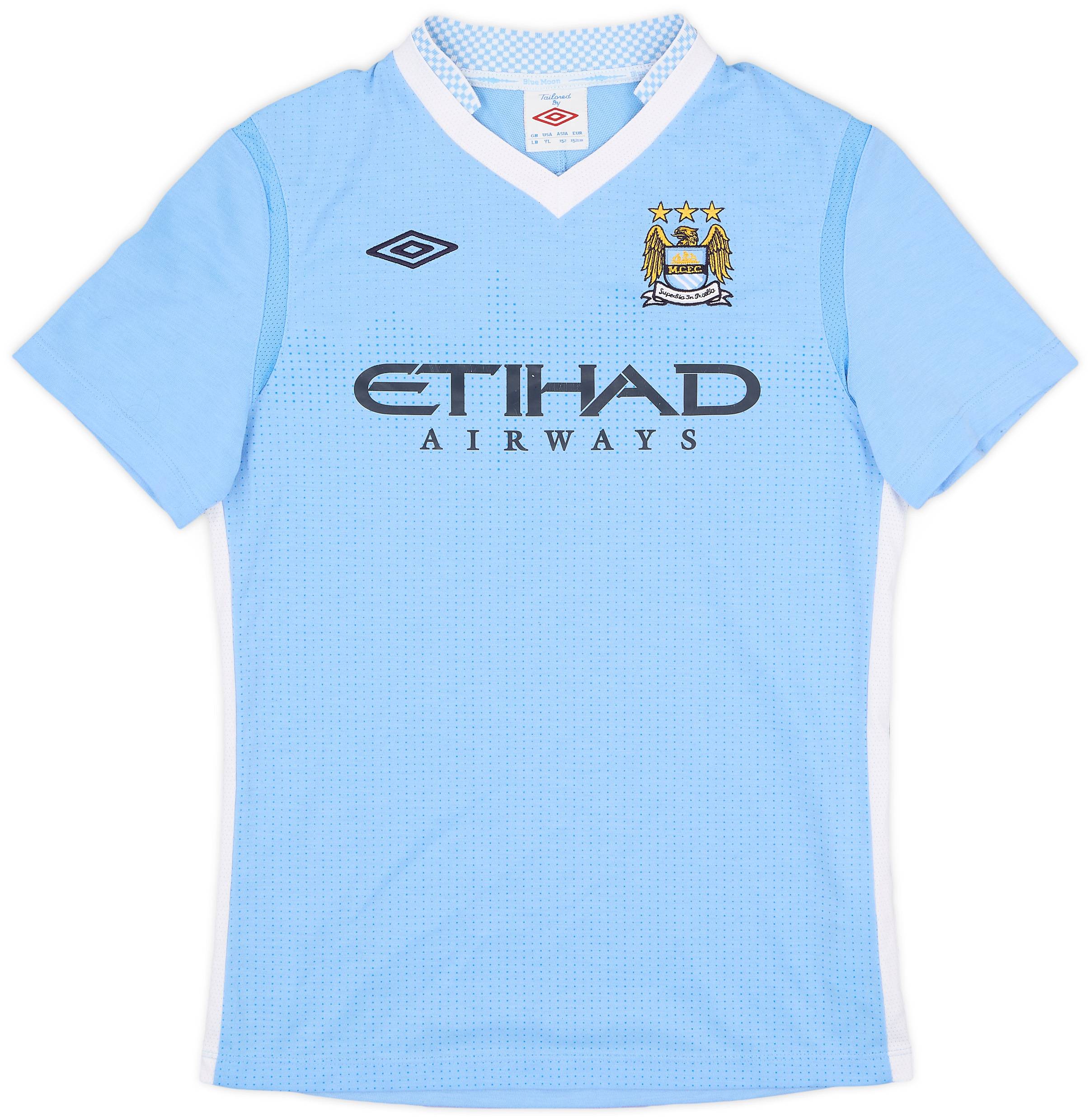 2011-12 Manchester City Home Shirt - 8/10 - (L.Boys)