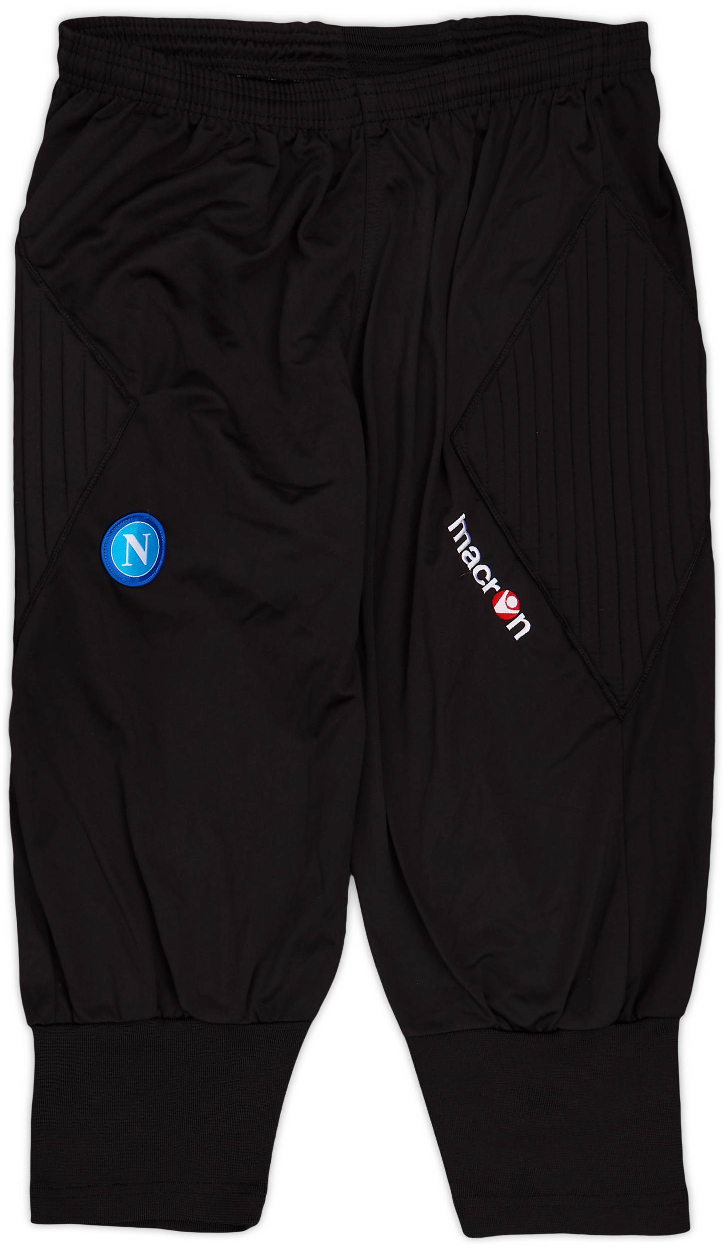 2009-10 Napoli Macron GK 3/4 Training Pants - 8/10 - (XL)