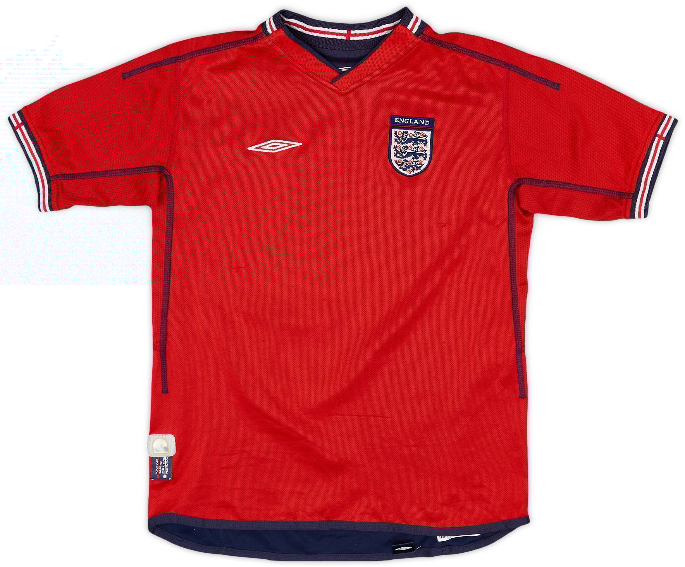 2002-04 England Away Shirt - 7/10 - (XL.Boys)