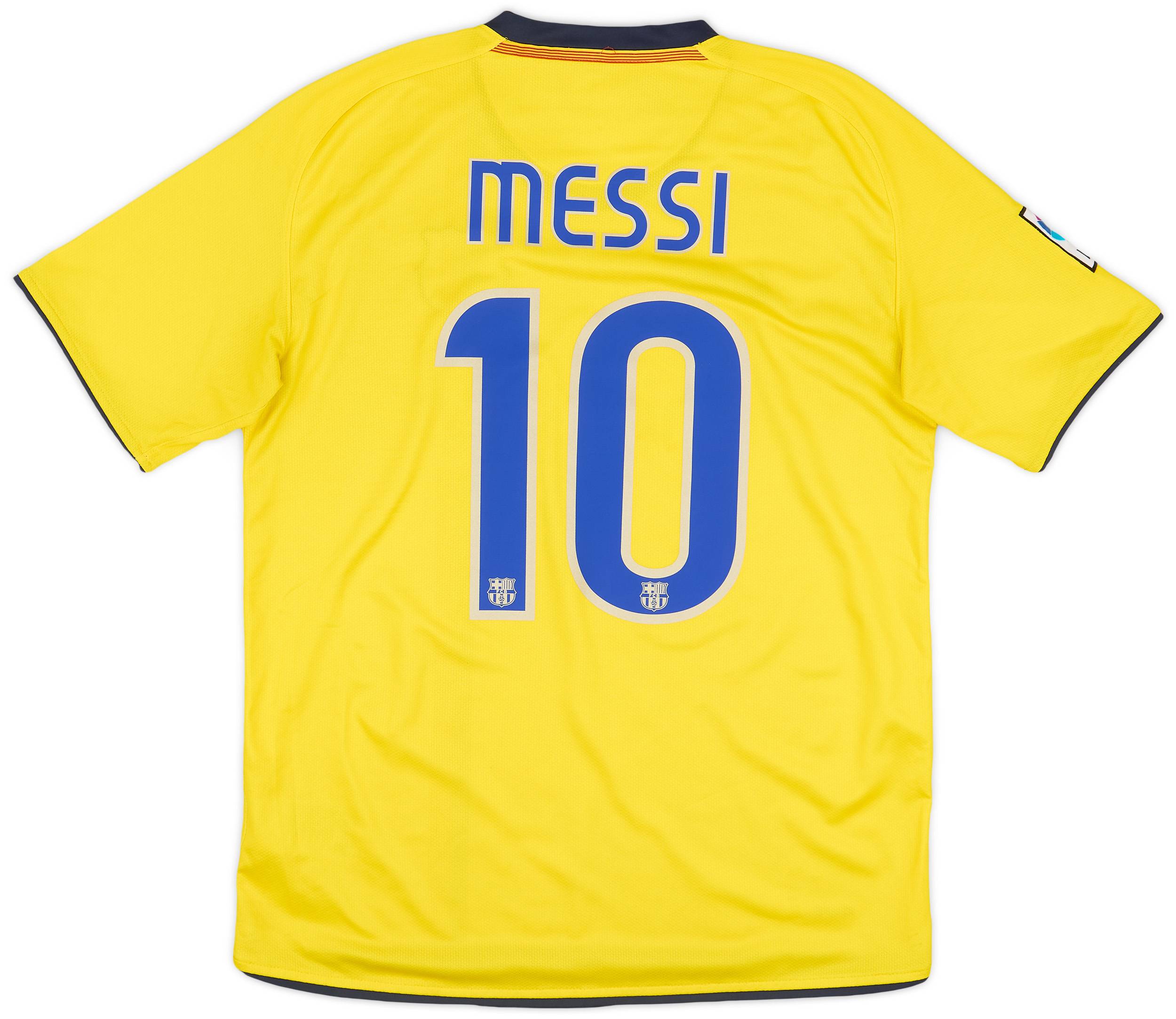 2008-10 Barcelona Away Shirt Messi #10 - 7/10 - (M)