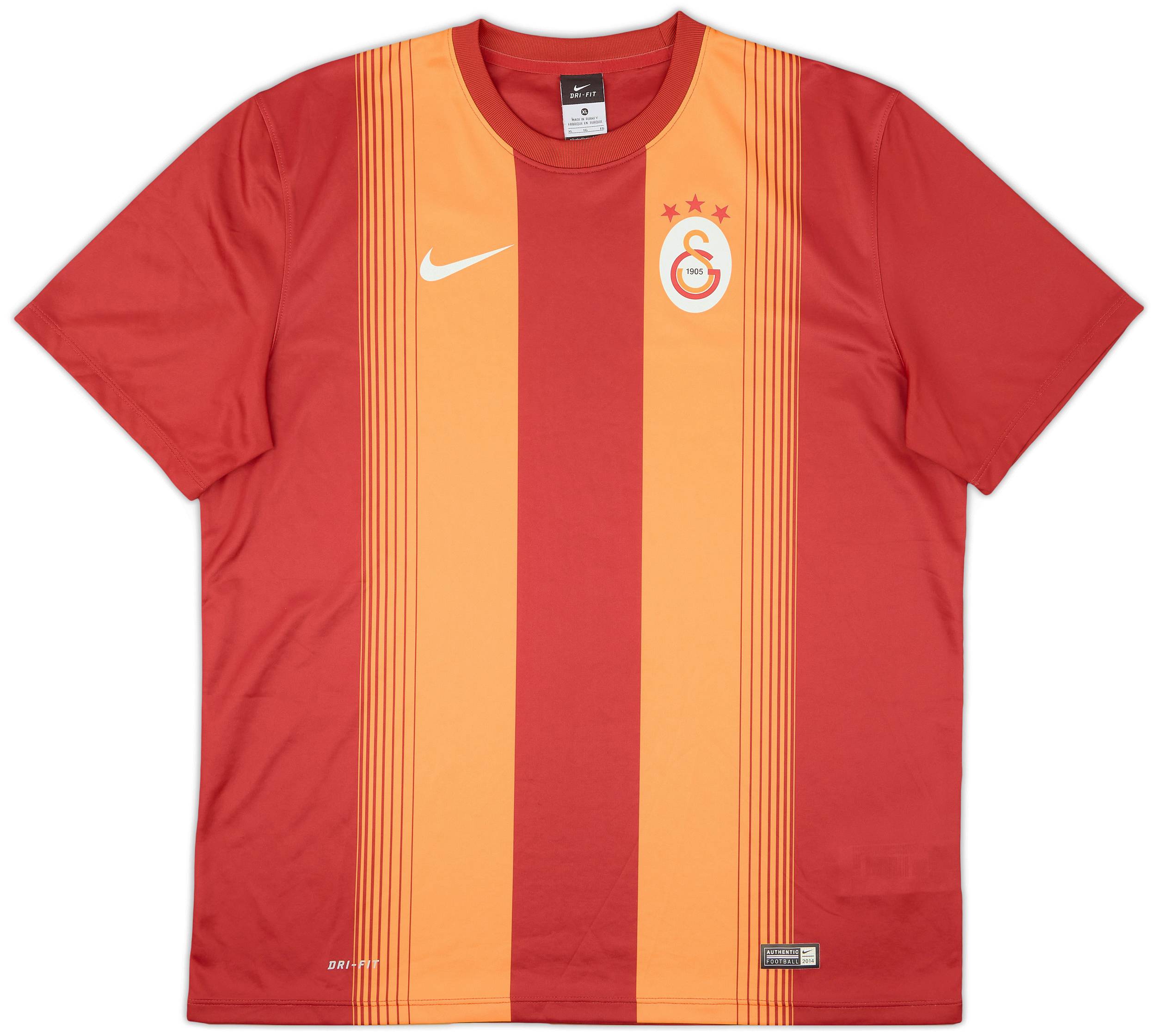 2014-15 Galatasaray Basic Home Shirt - 9/10 - (XL)