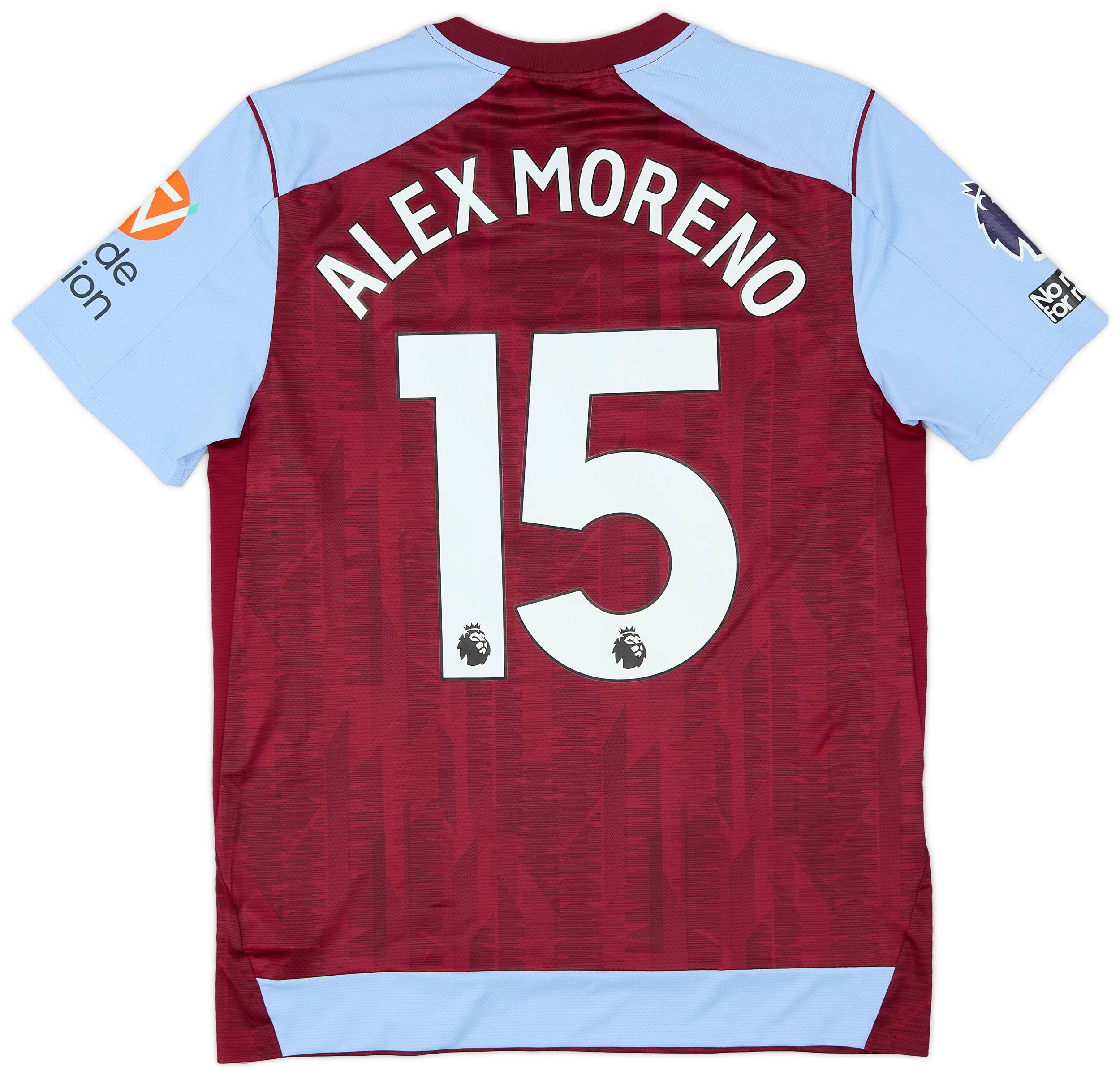 2023-24 Aston Villa Match Issue Alex Moreno #15
