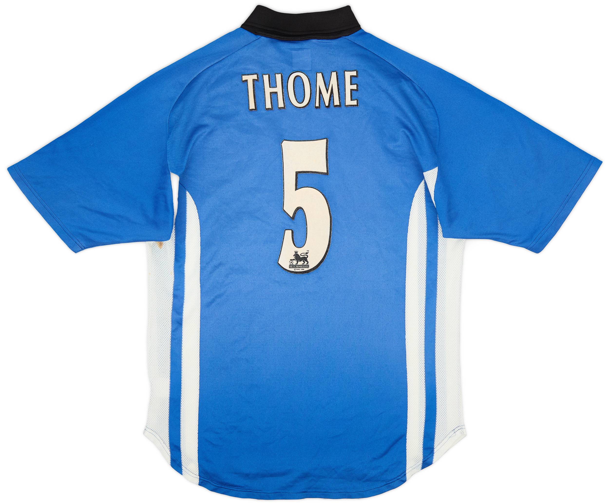 1999-00 Sheffield Wednesday Home Shirt Thome #5 - 6/10 - (M)