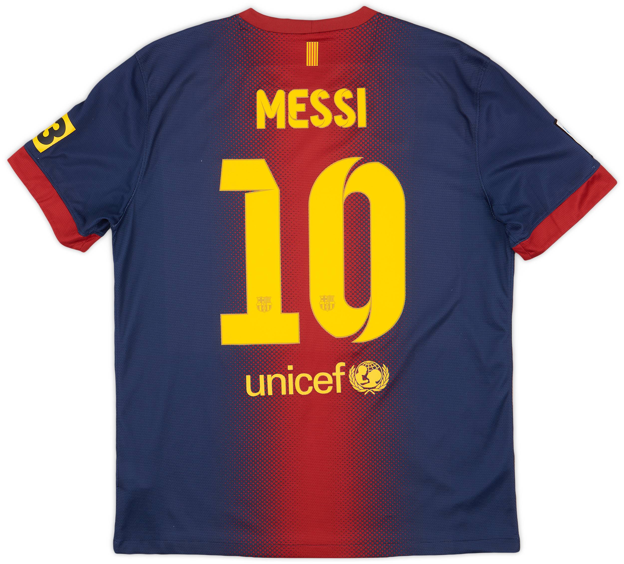 2012-13 Barcelona Home Shirt Messi #10 - 8/10 - (L)