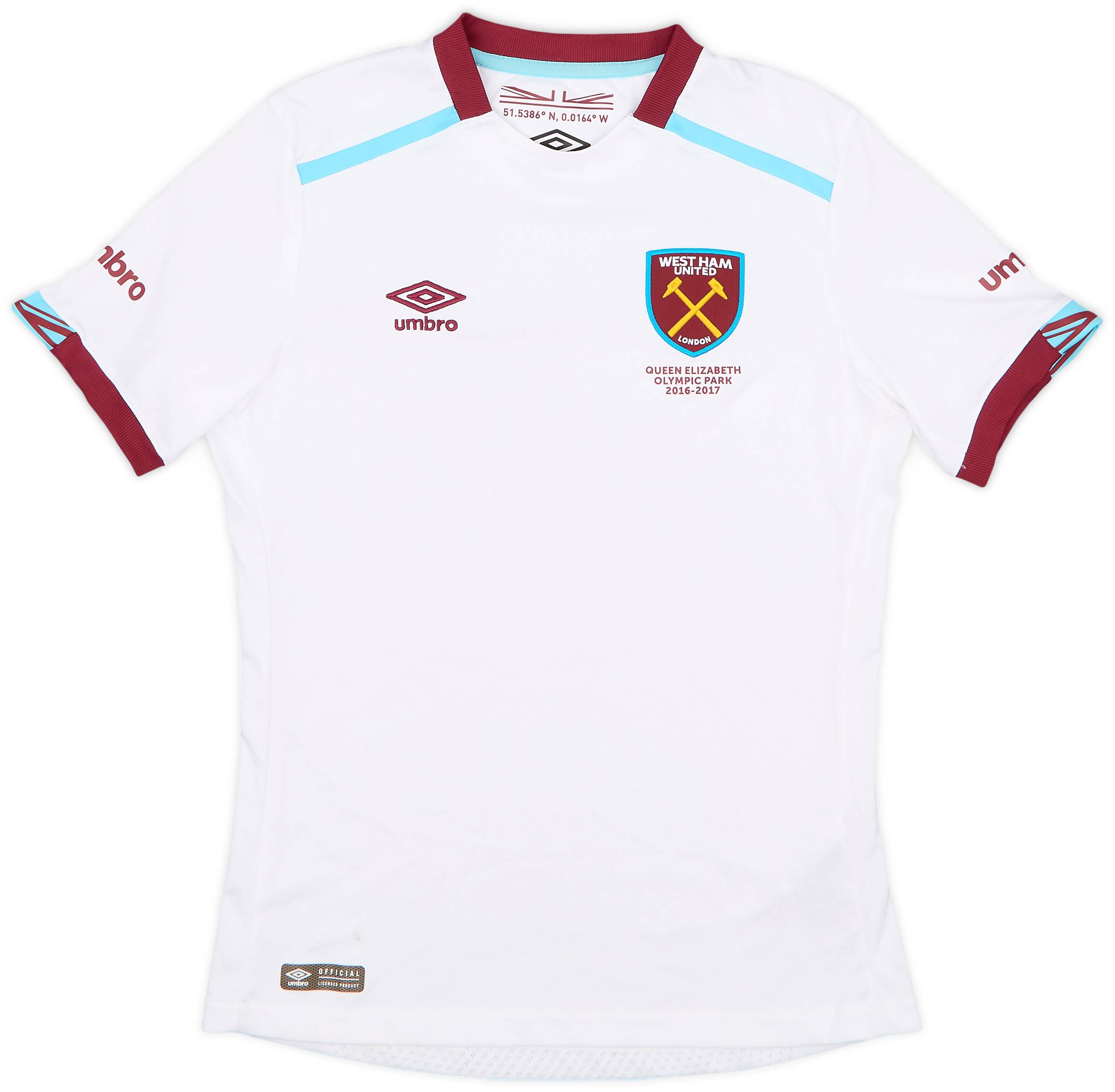 2016-17 West Ham Away Shirt - 9/10 - (M.Boys)
